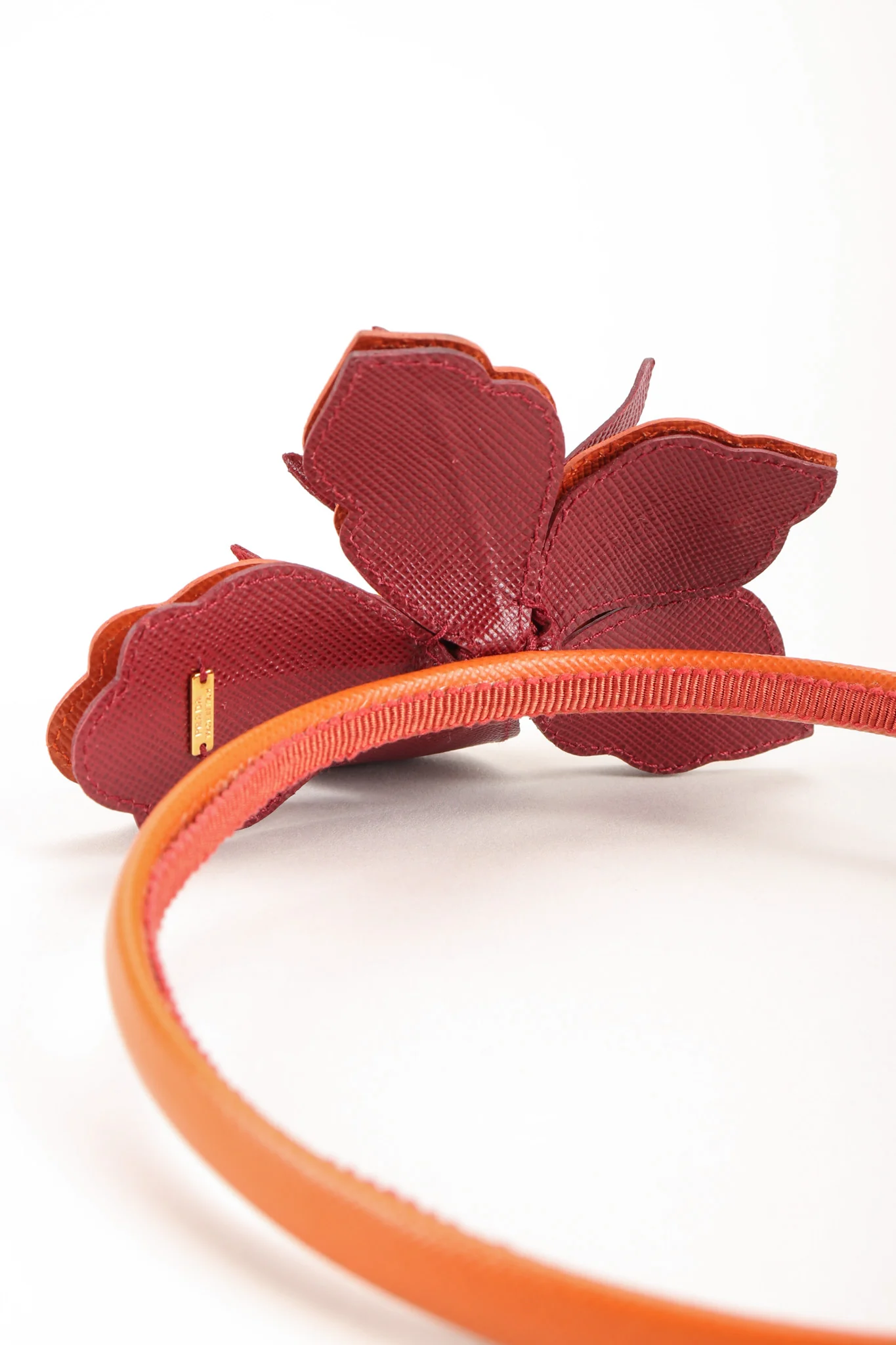 Leather Hibiscus Headband - Image 8