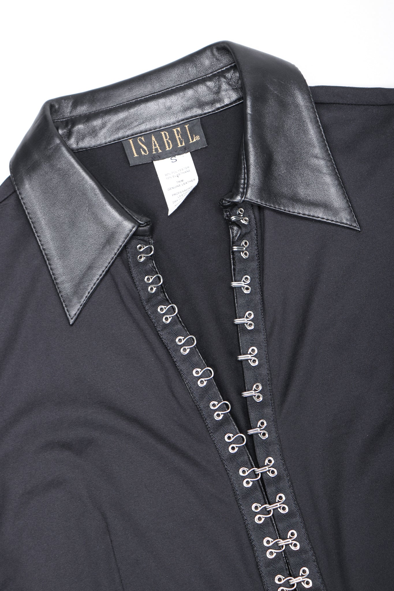 Leather Hooked Top & Skirt Set - Image 11