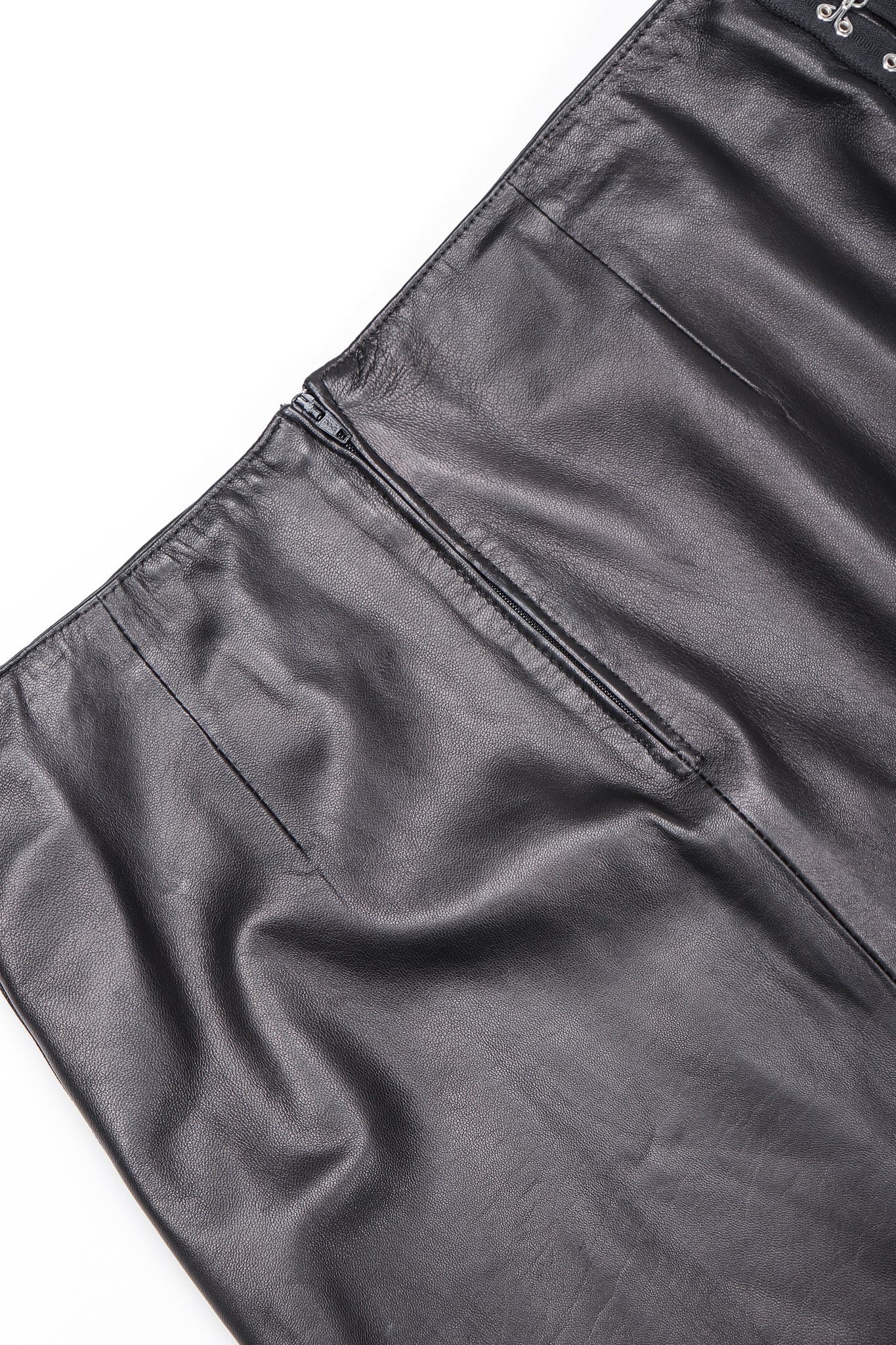 Leather Hooked Top & Skirt Set - Image 12