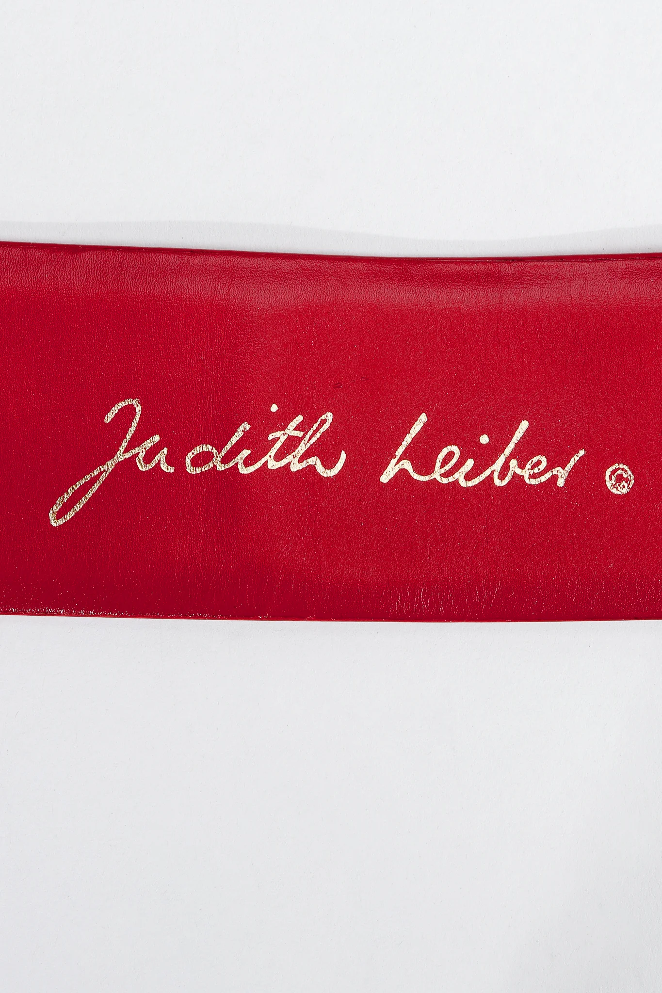 Leather Jeweled Buckle Belt - Image 6