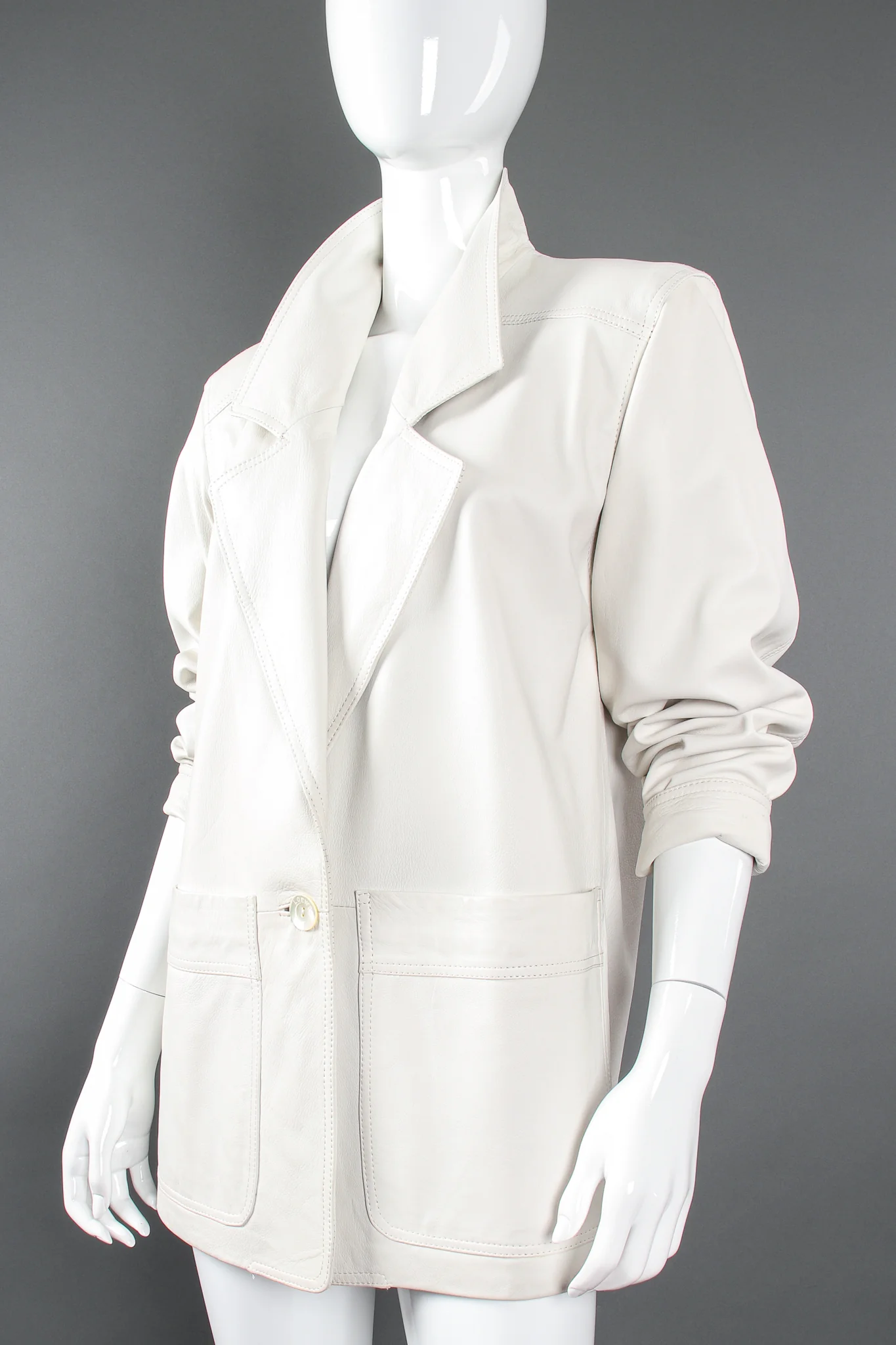 Leather Lab Jacket - Image 3