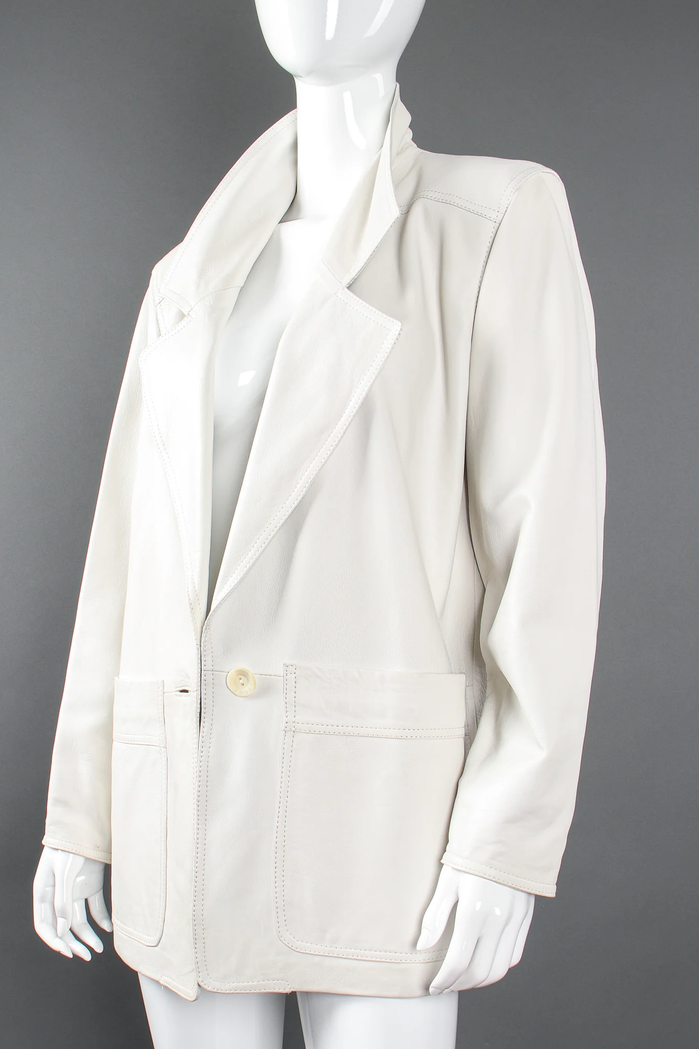 Leather Lab Jacket - Image 7