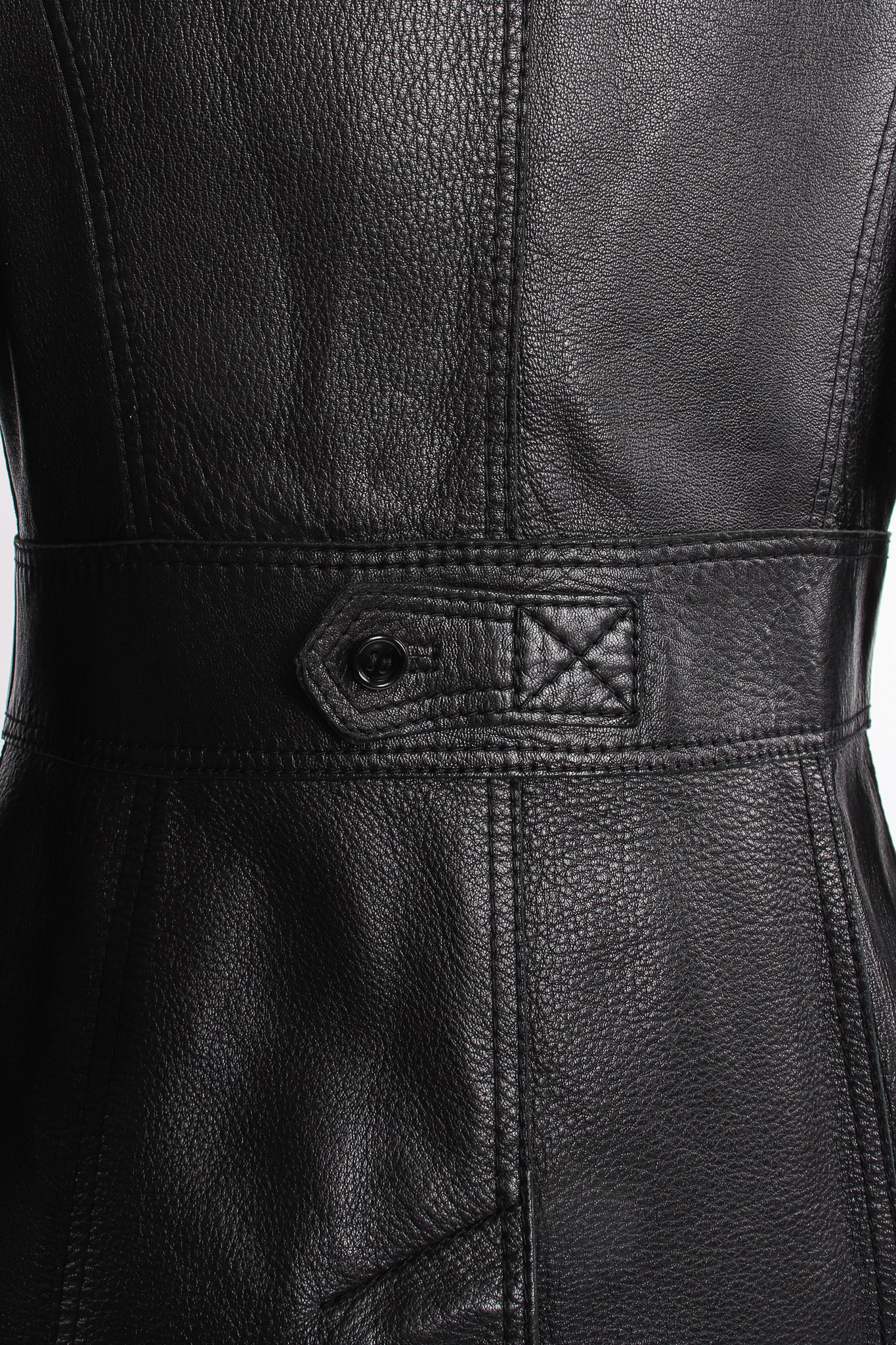 Leather & Lamb Safari Jacket - Image 12