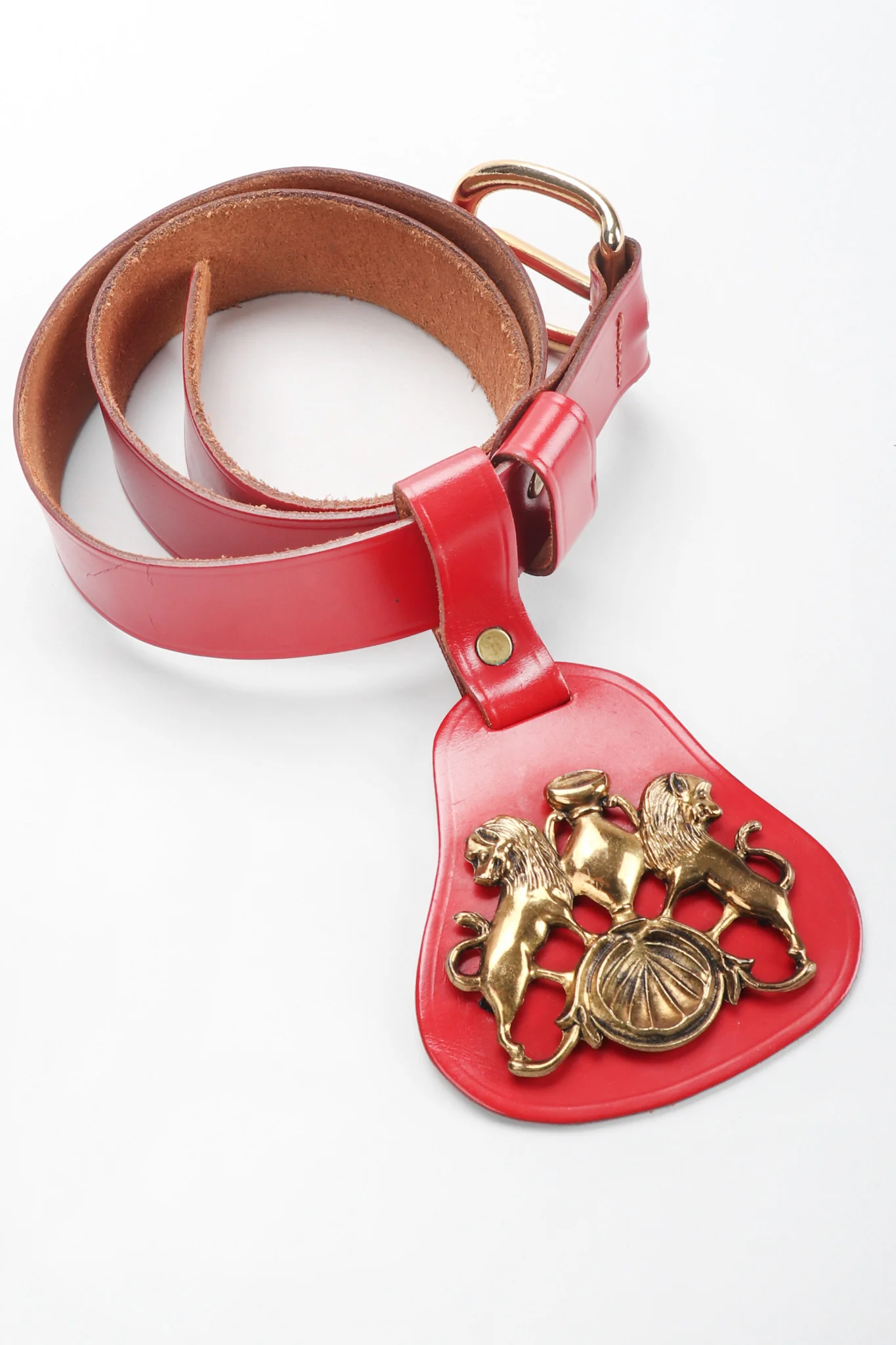 Leather Lion Fob Belt - Image 3