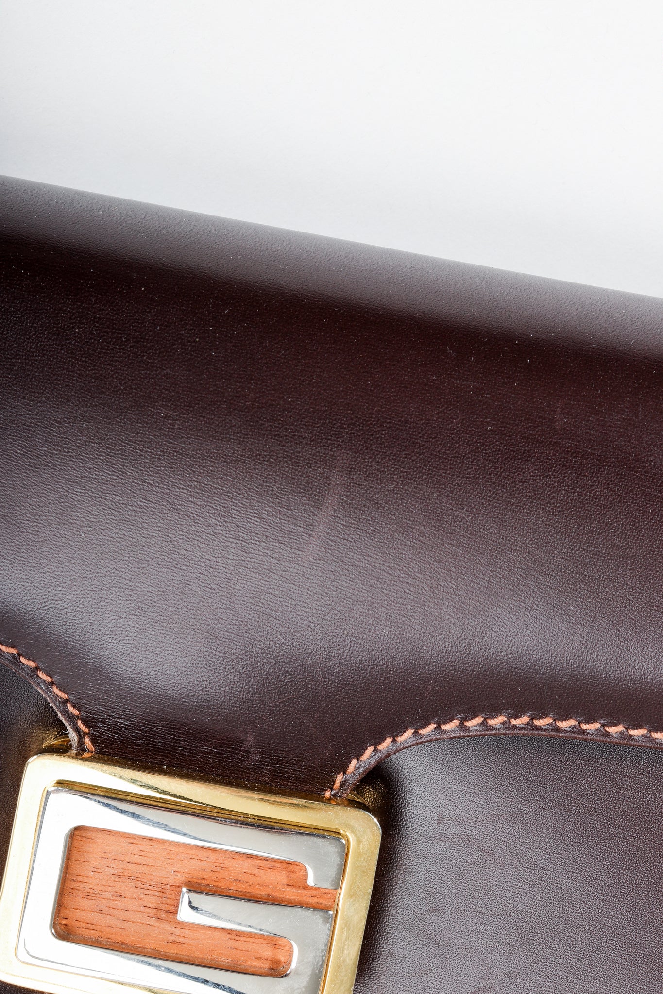 Leather Logo Clasp Satchel - Image 17