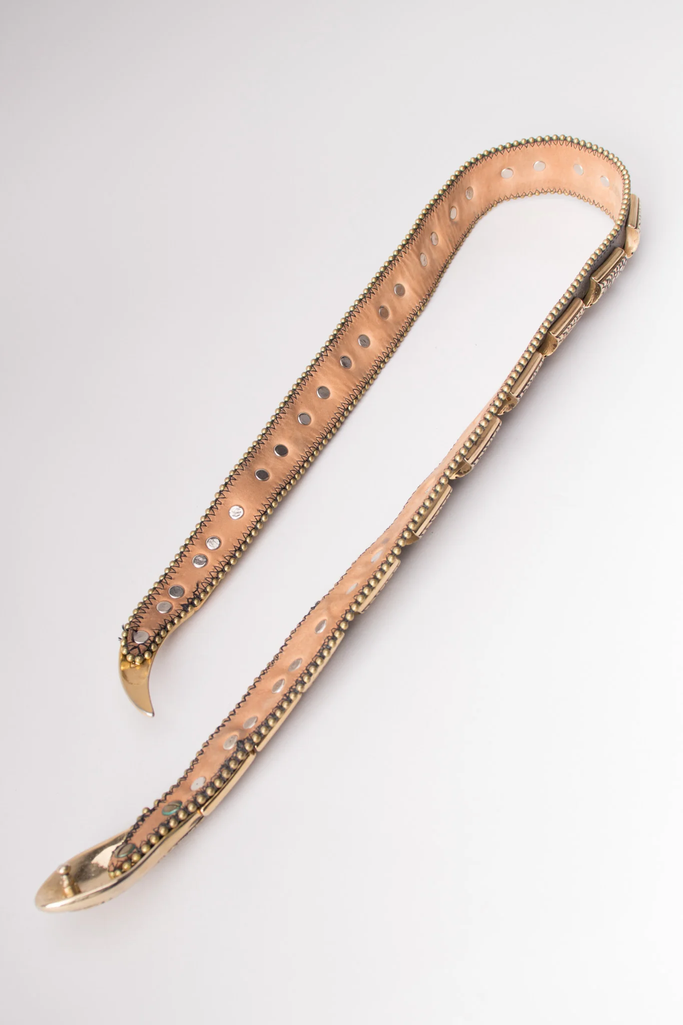 Leather Metal Snake Belt - Image 14