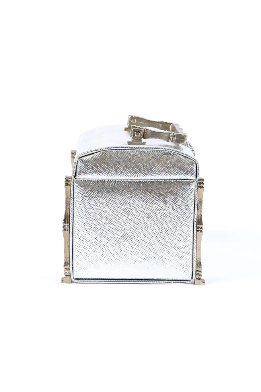 Leather Mini Box Bag - Image 4