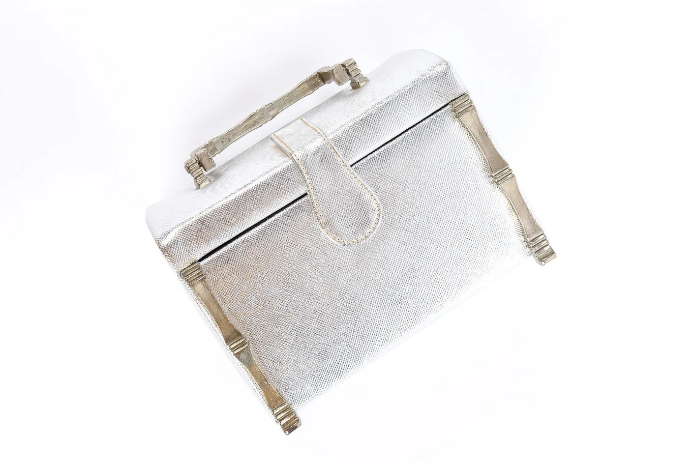 Leather Mini Box Bag - Image 6