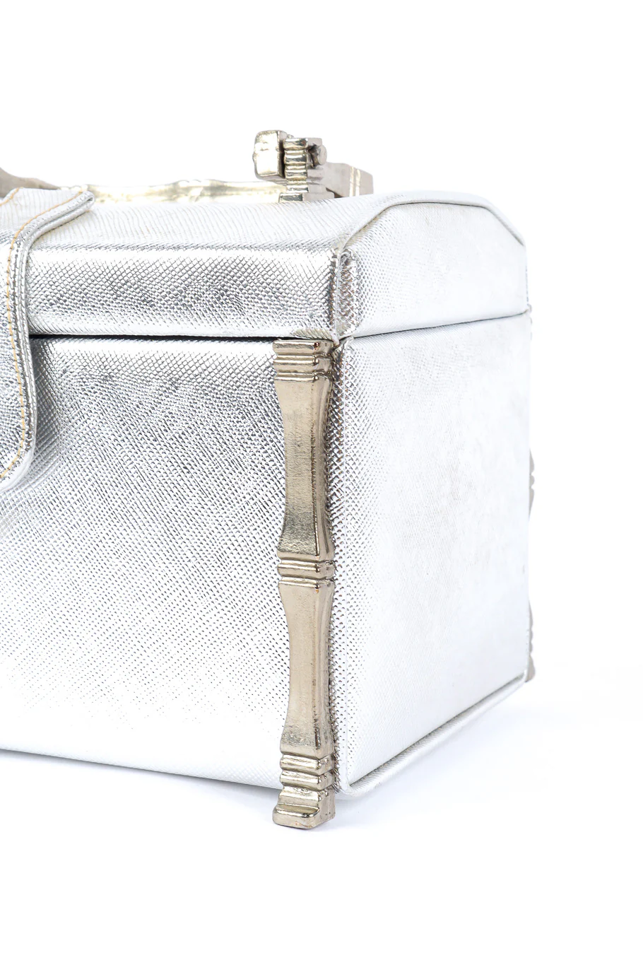 Leather Mini Box Bag - Image 7