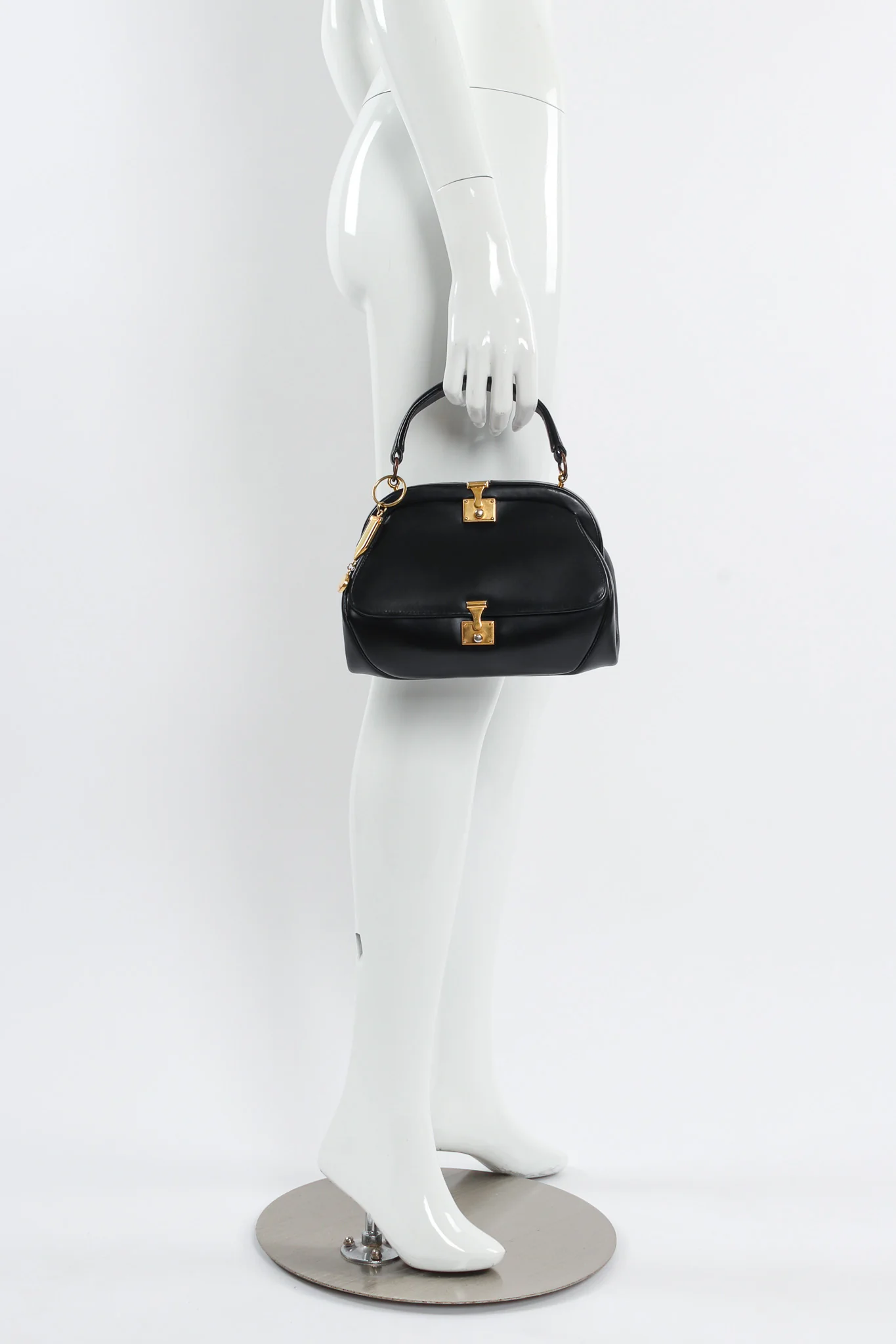 Leather Mini Doctor Bag - Image 2