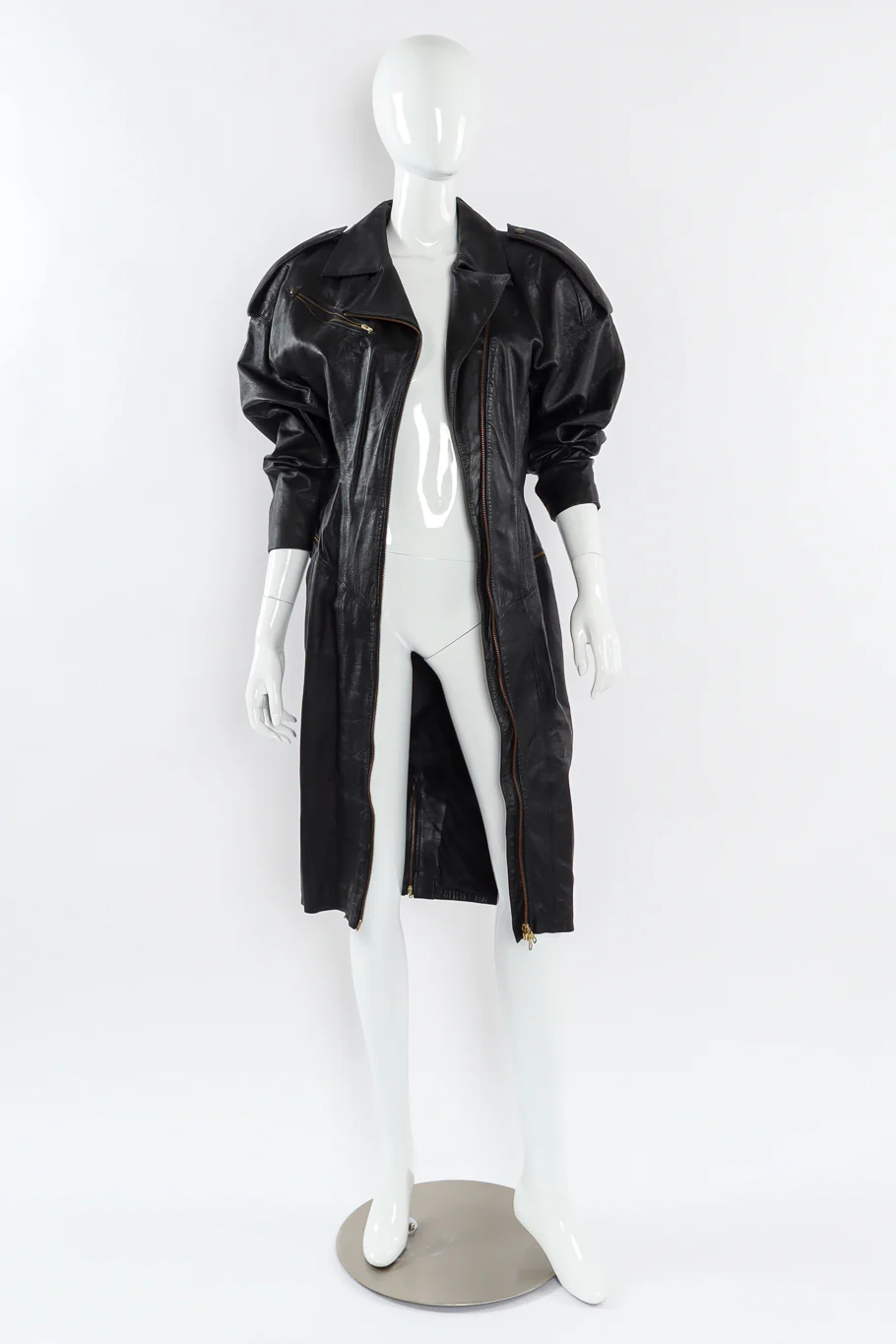 Leather Moto Pencil Dress - Image 6