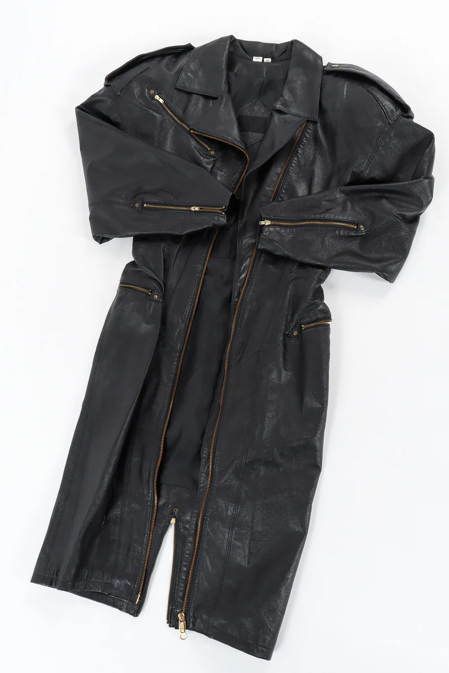Leather Moto Pencil Dress - Image 8