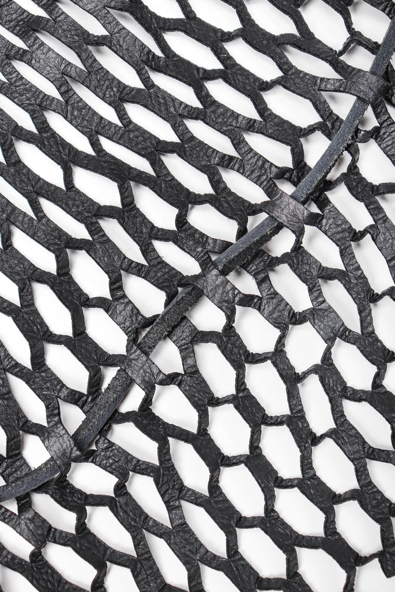 Leather Net Halter Top - Image 7