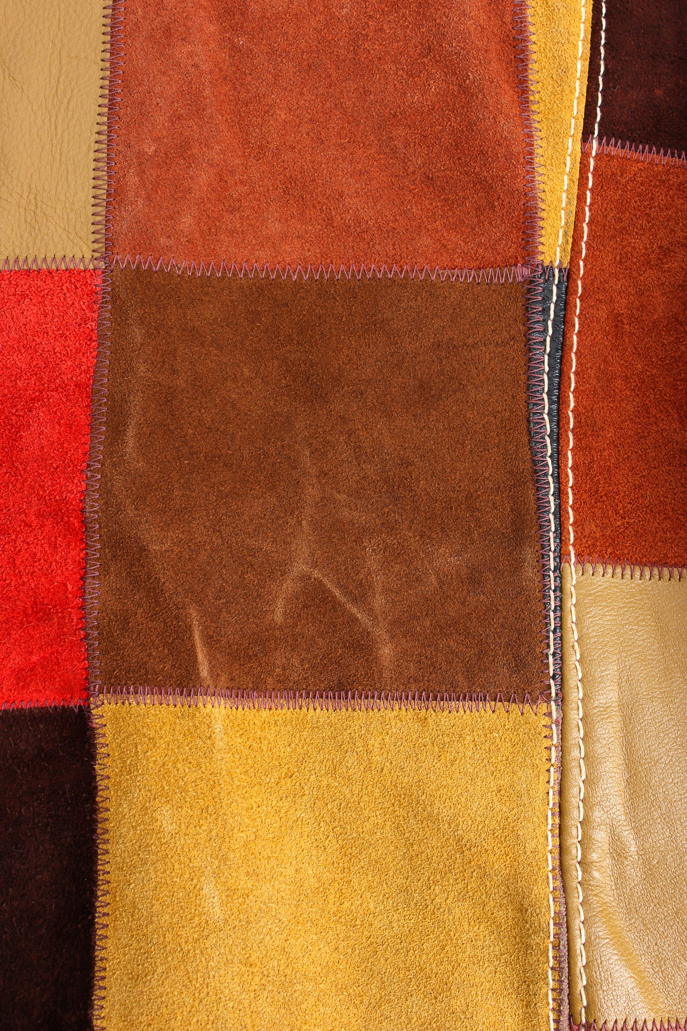 Leather Patchwork Jacket - Image 11