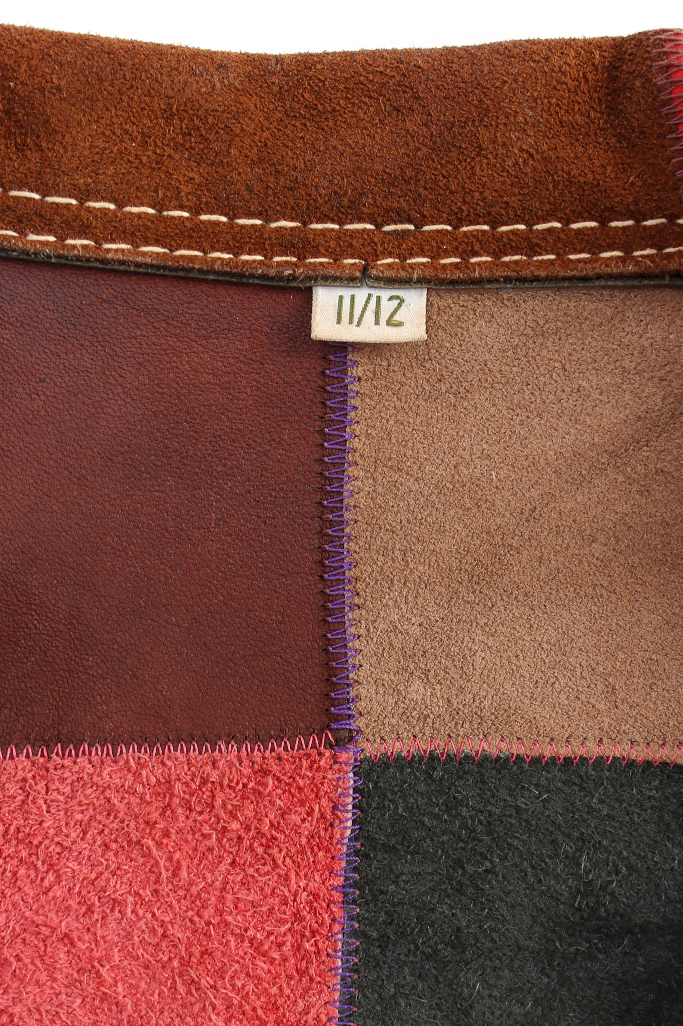 Leather Patchwork Jacket - Image 14