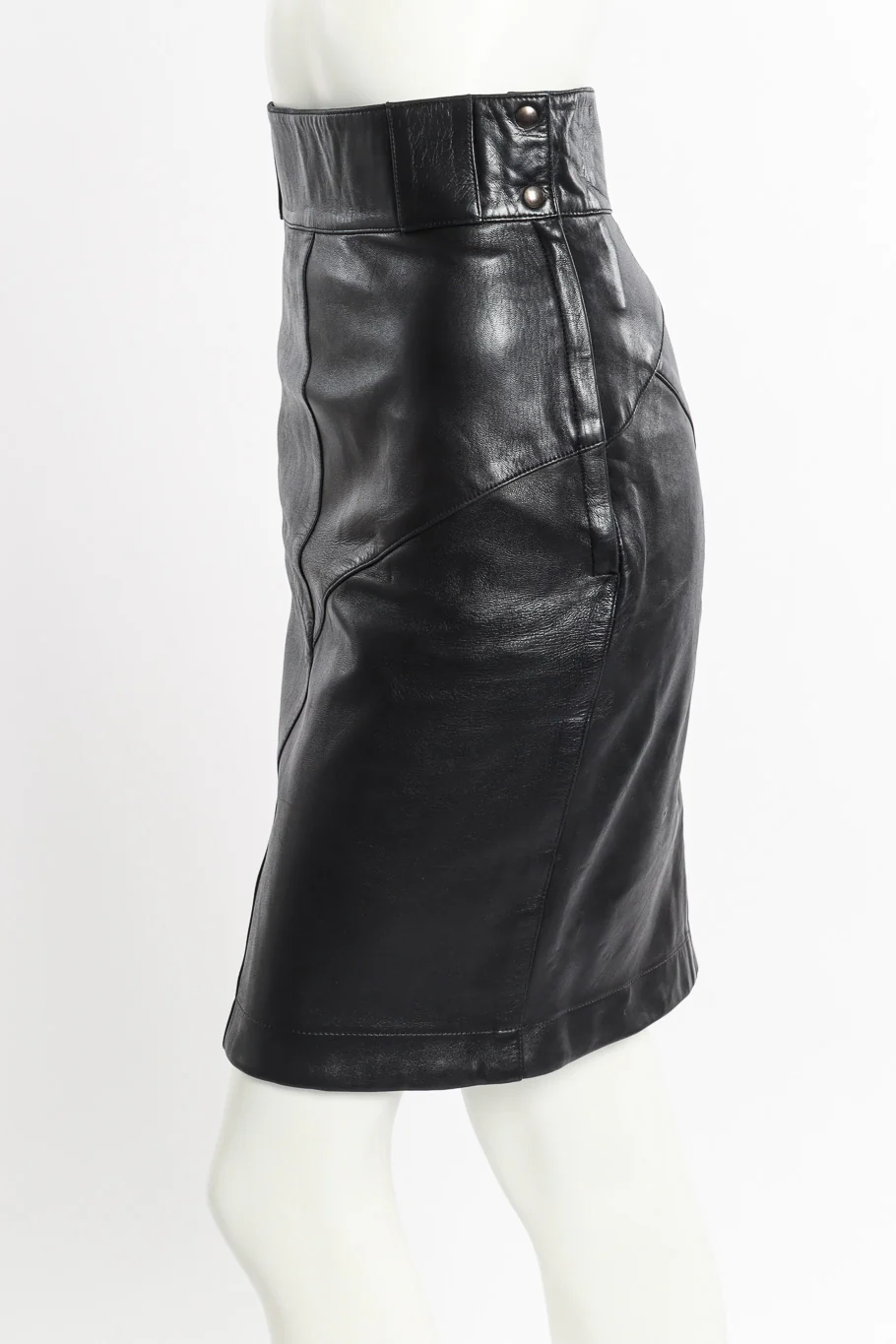 Leather Pencil Skirt - Image 2