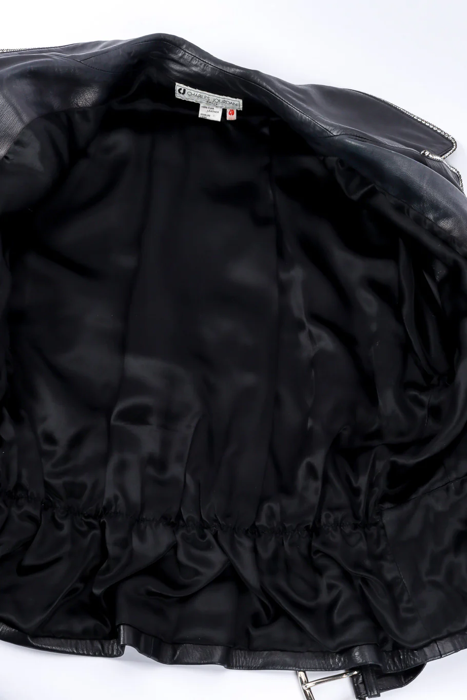 Leather Rhinestone Jacket - Image 10