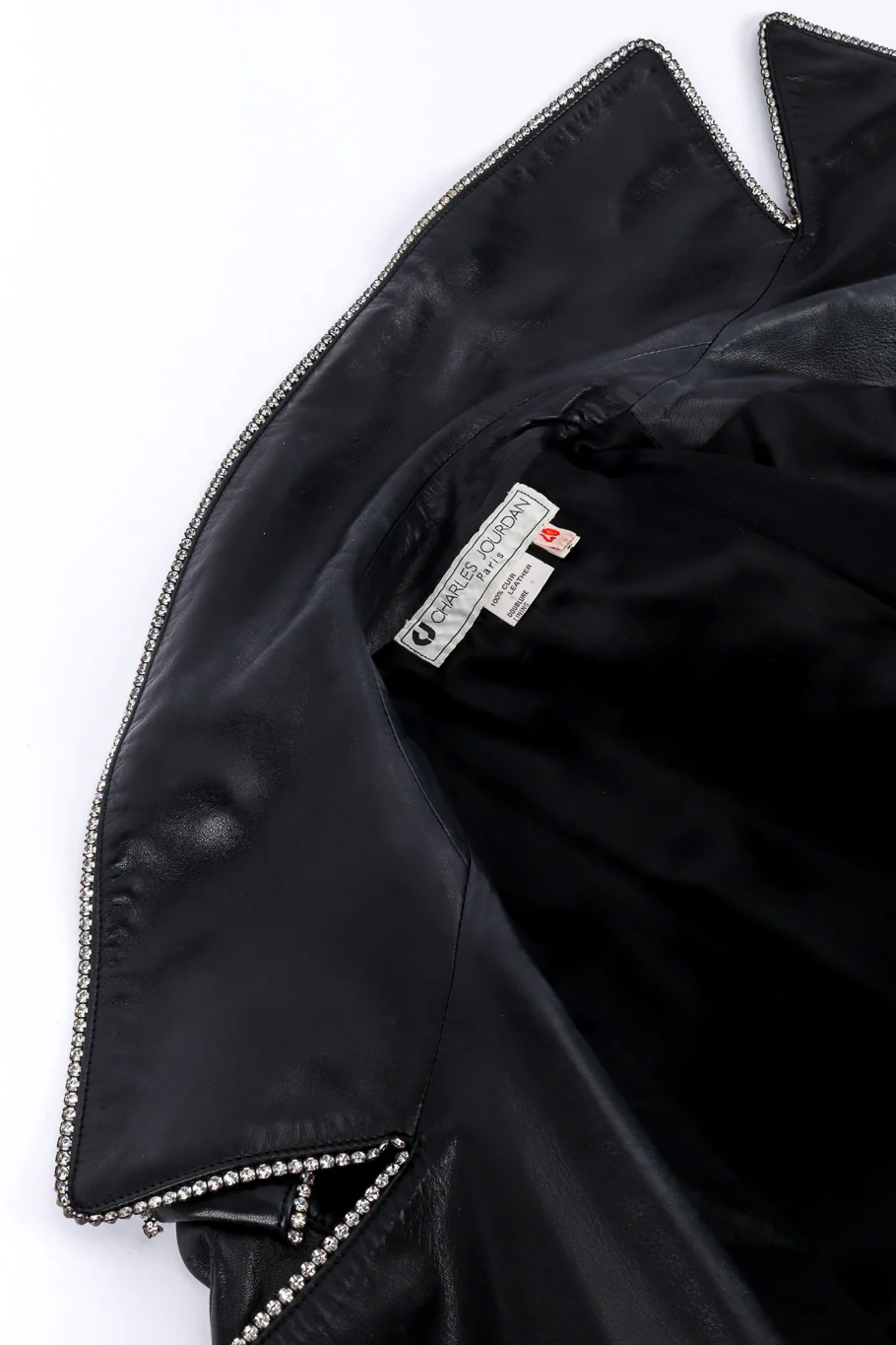 Leather Rhinestone Jacket - Image 13
