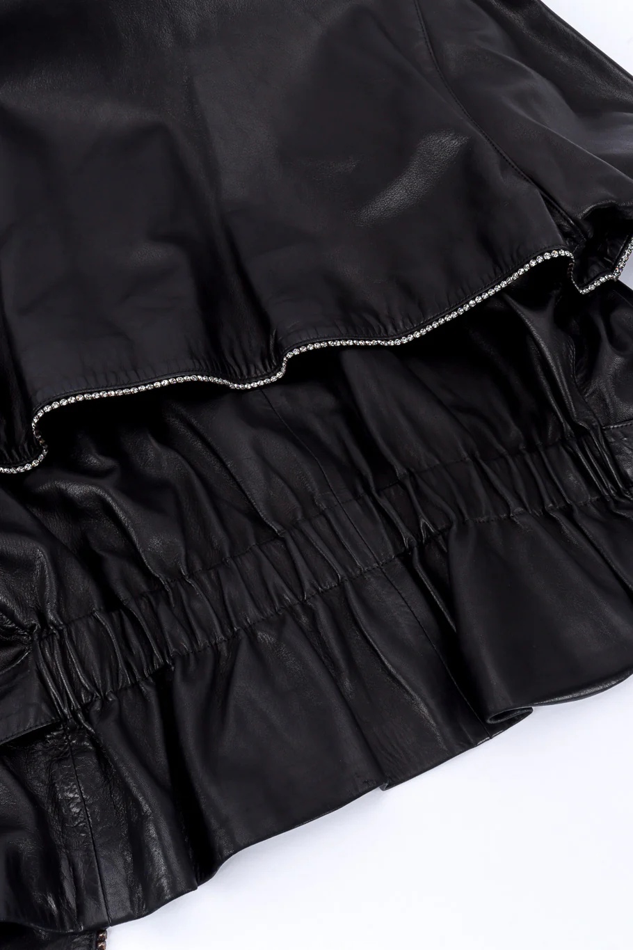 Leather Rhinestone Jacket - Image 8