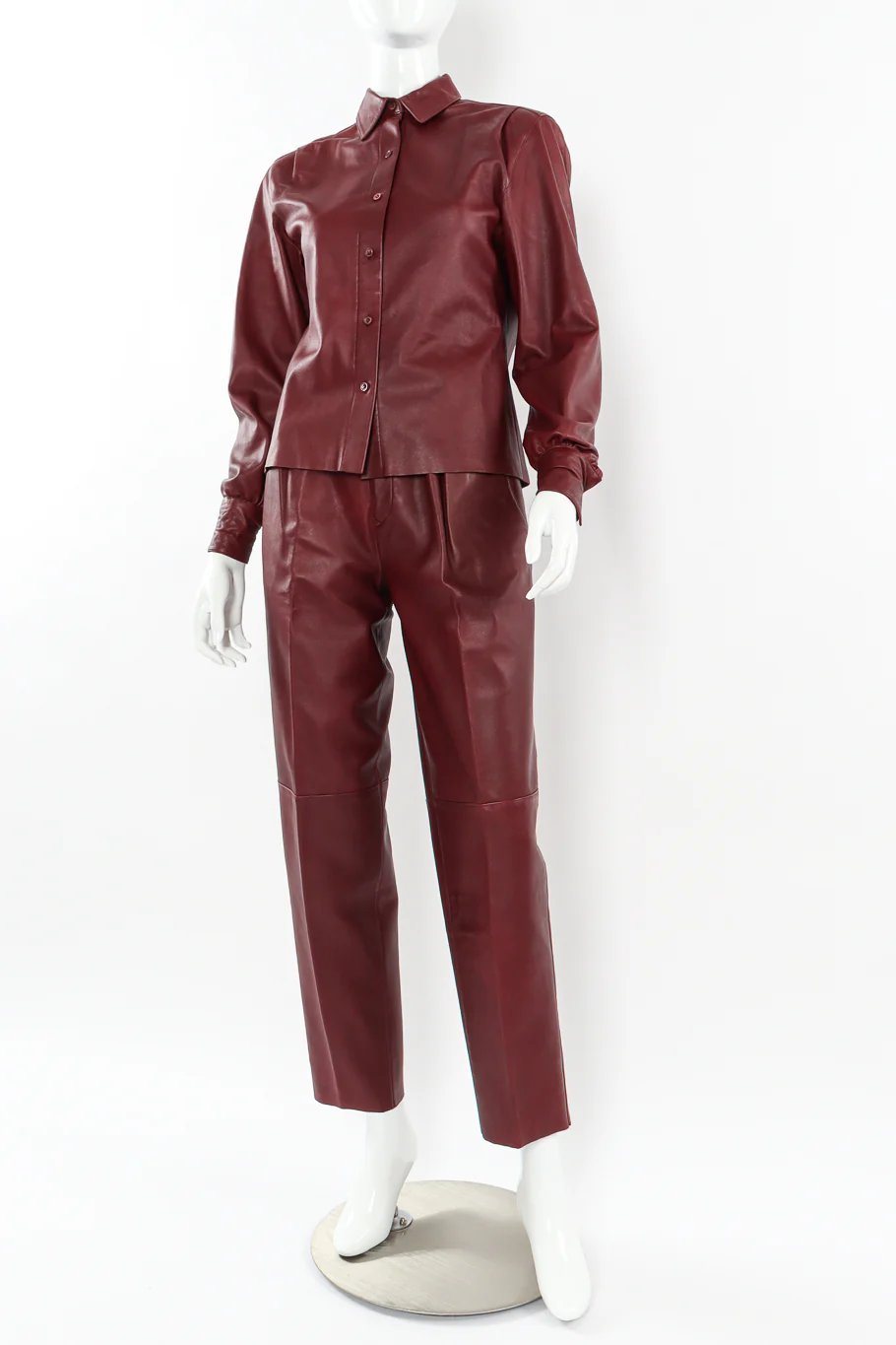 Leather Shirt & Pant Set - Image 2