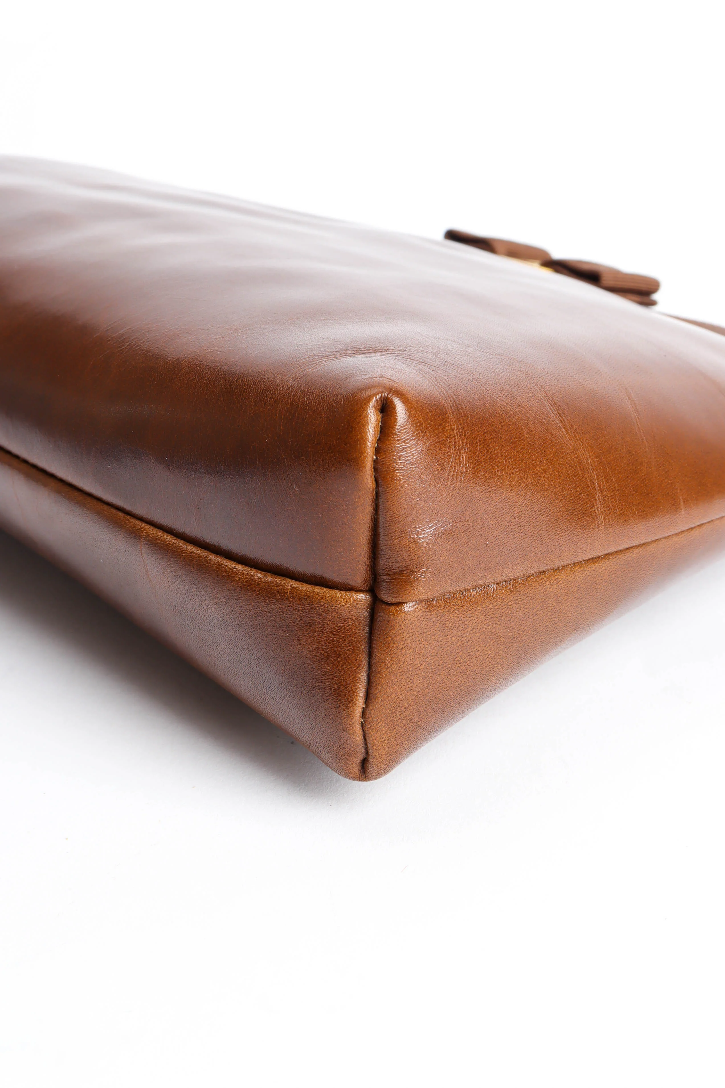 Leather Vagabond Pouch Bag - Image 10