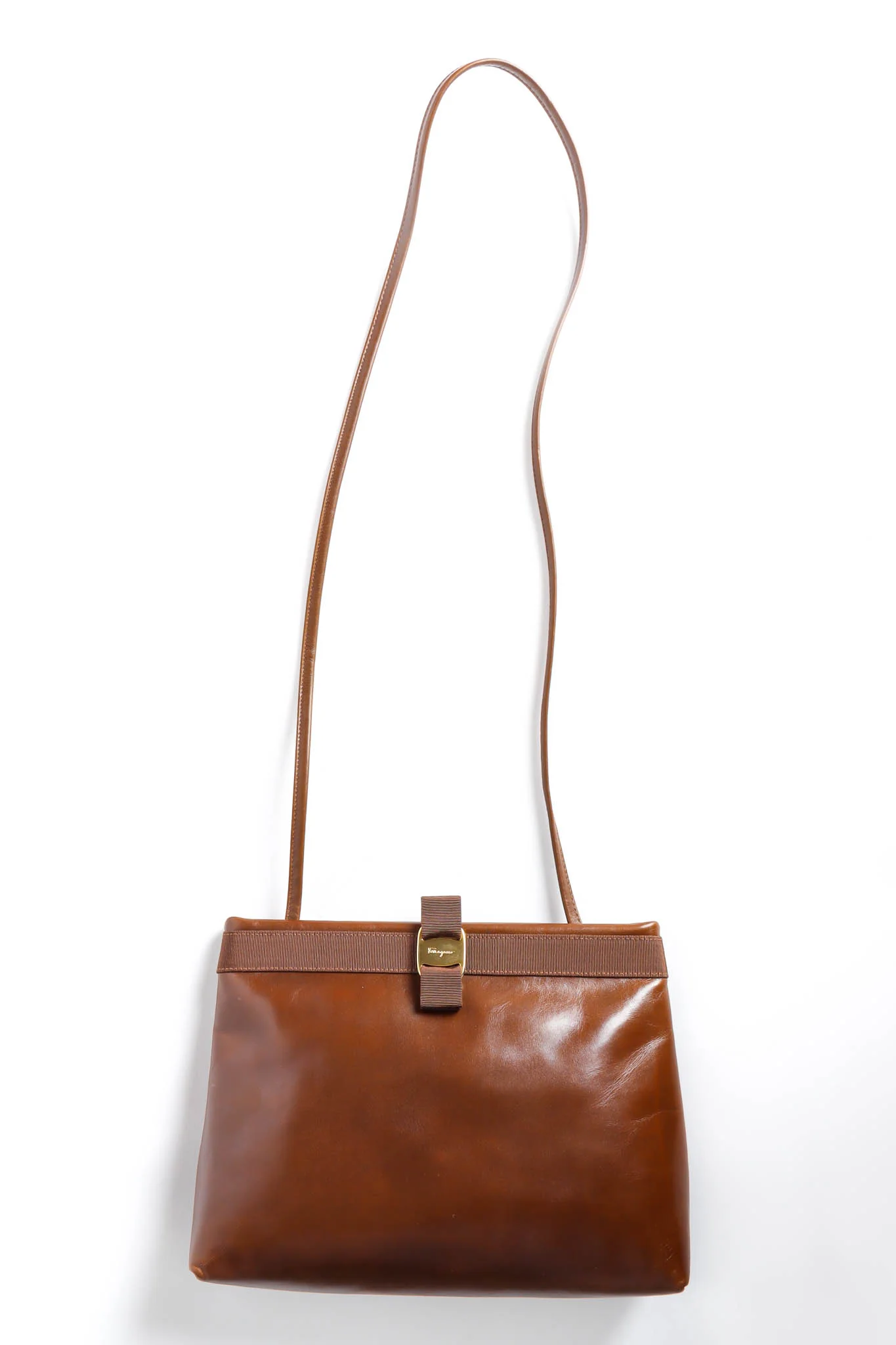 Leather Vagabond Pouch Bag - Image 2