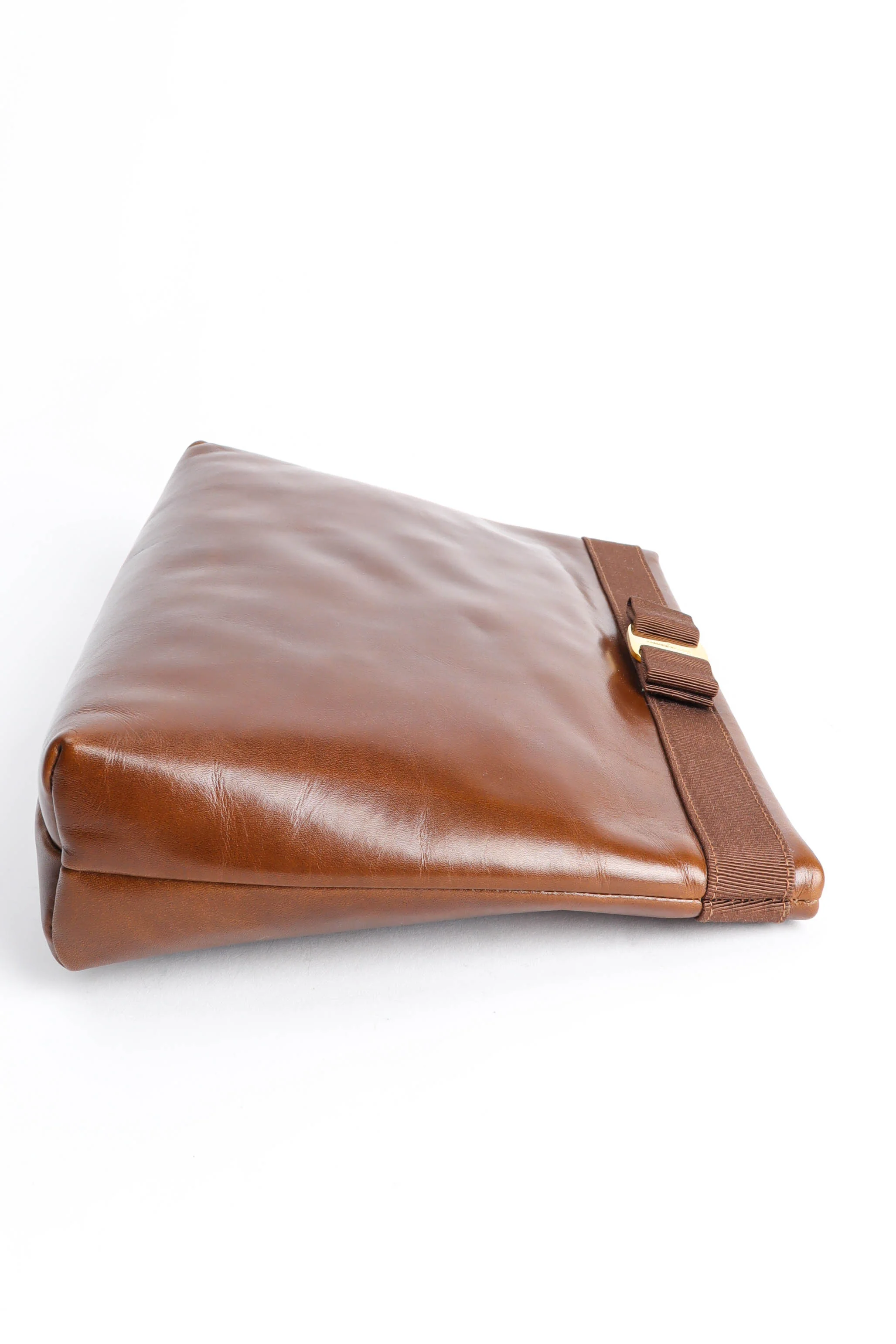 Leather Vagabond Pouch Bag - Image 7