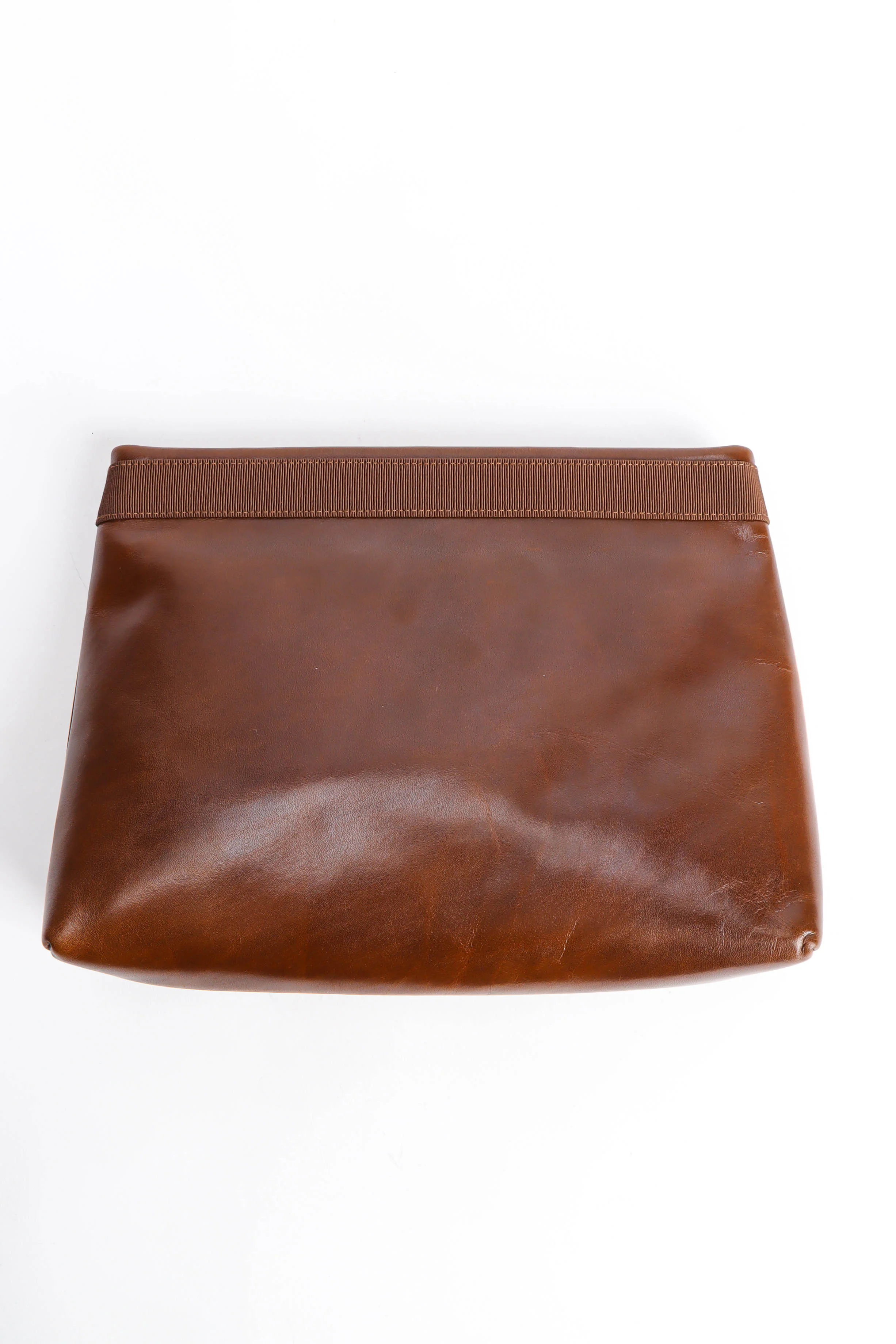 Leather Vagabond Pouch Bag - Image 8