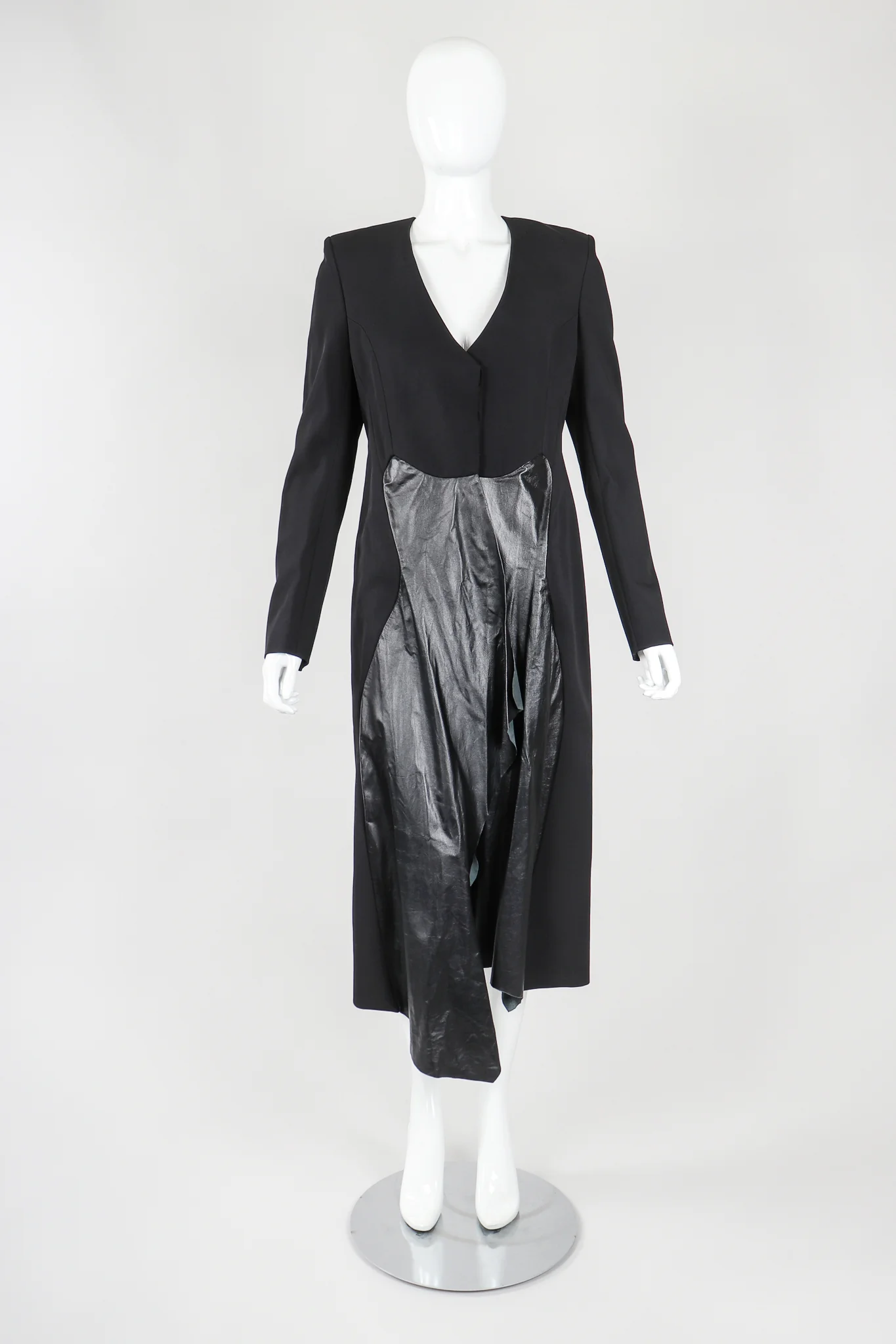 Leather Skirted Tail Coat - Image 3