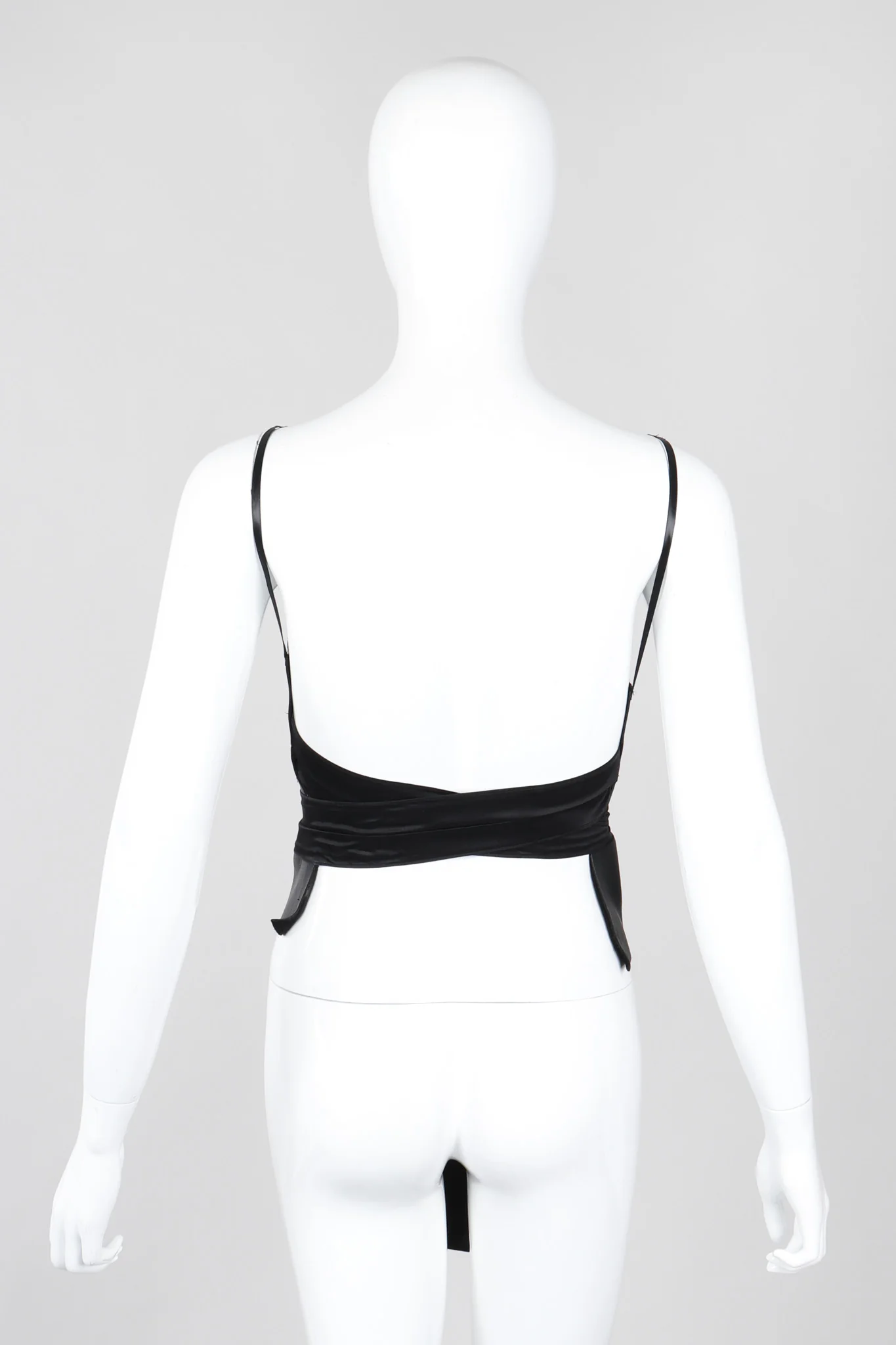 Leather Tie-Back Camisole - Image 5
