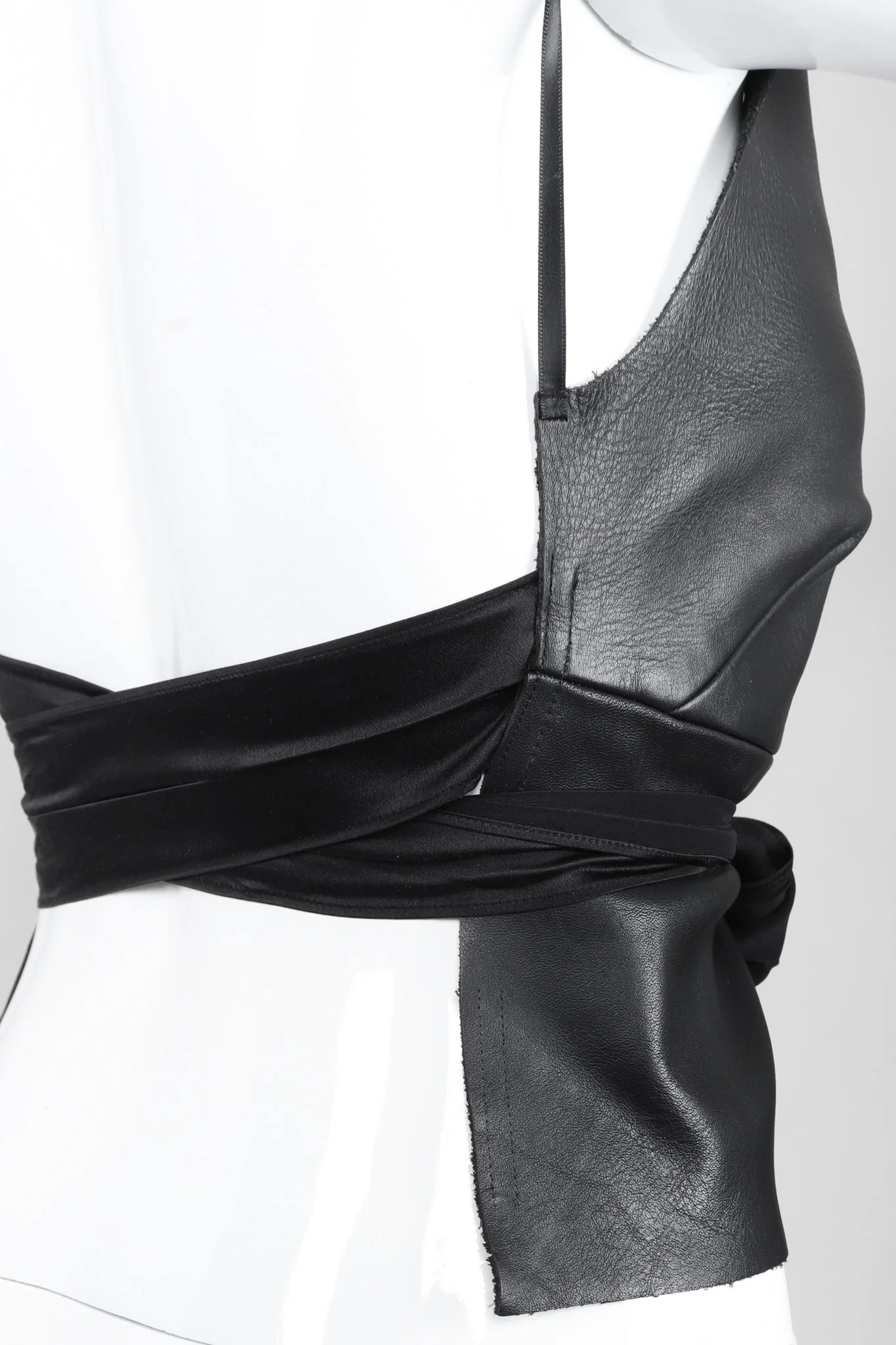 Leather Tie-Back Camisole - Image 6