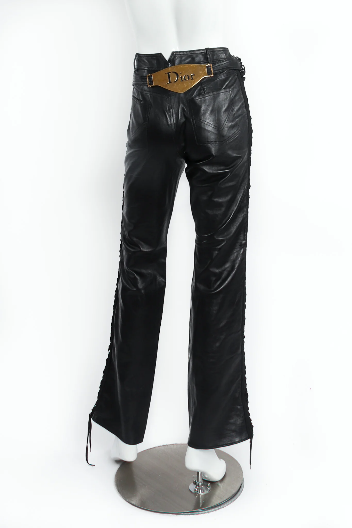 Leather Tuxedo Lace Plaque Pant - Image 7