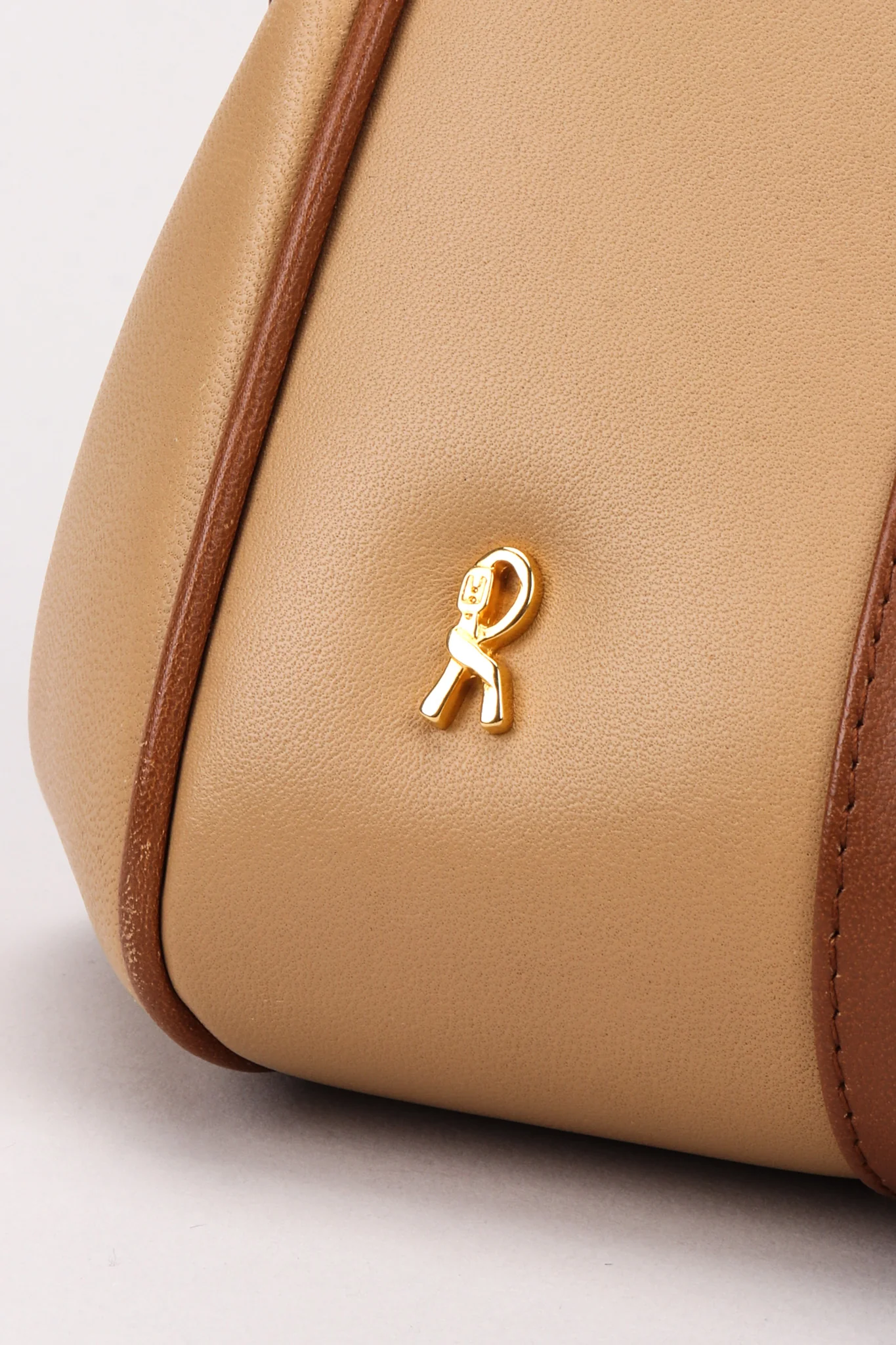 Leather & Velvet Mini Bagonghi Bag - Image 16