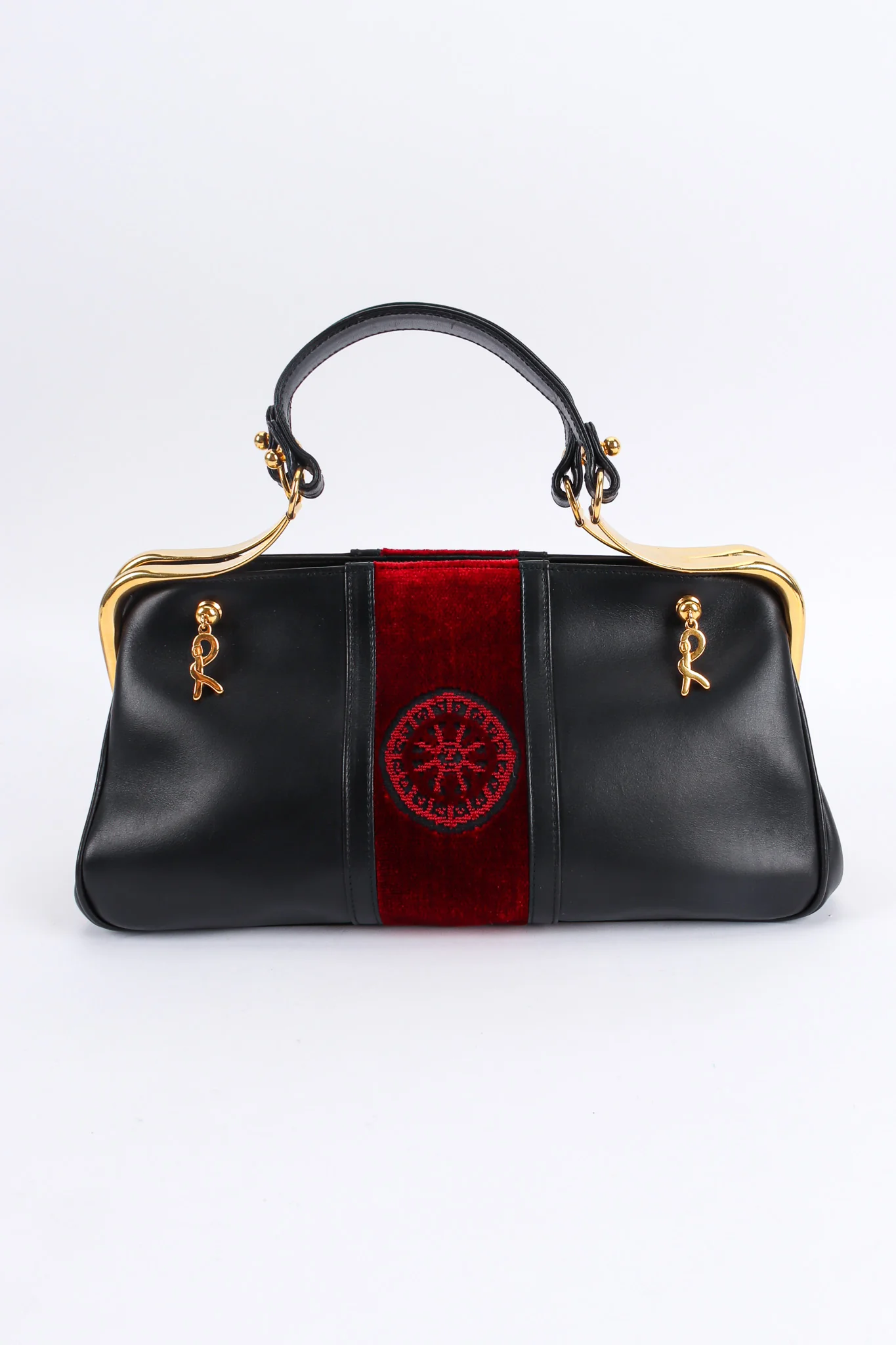 Leather Velvet Mini Doctor Bag