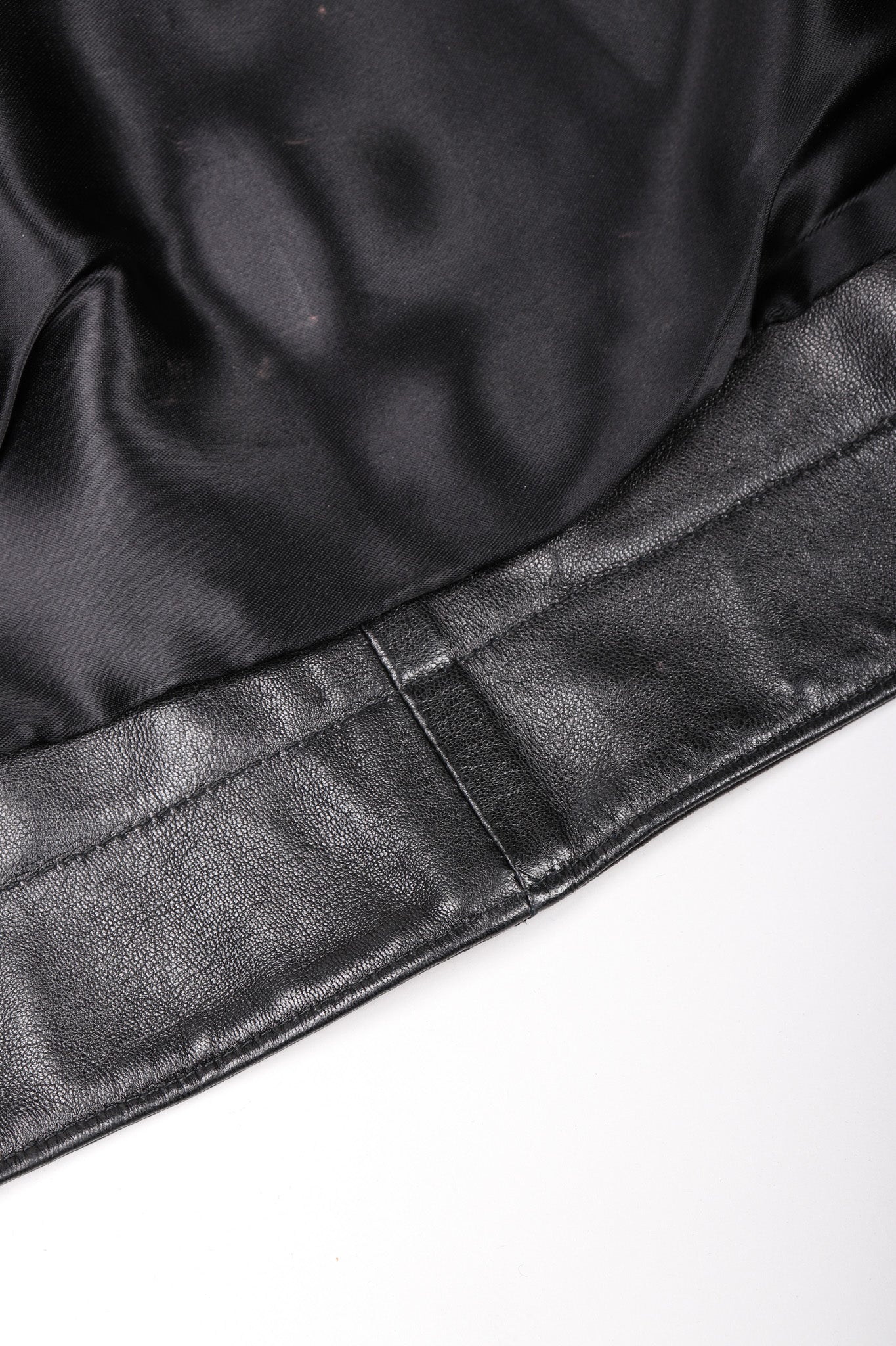 Leather Wrap Jacket - Image 15