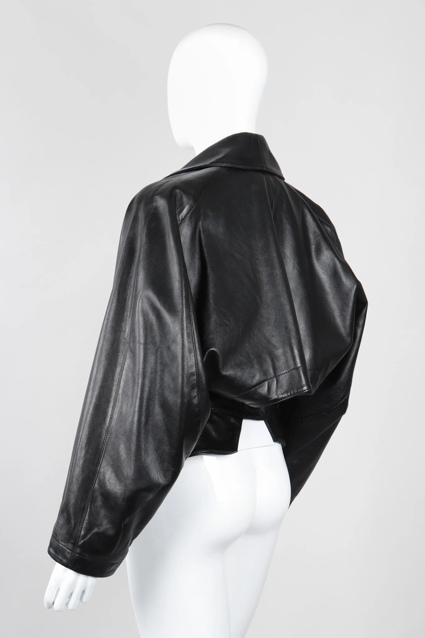 Leather Wrap Jacket - Image 5