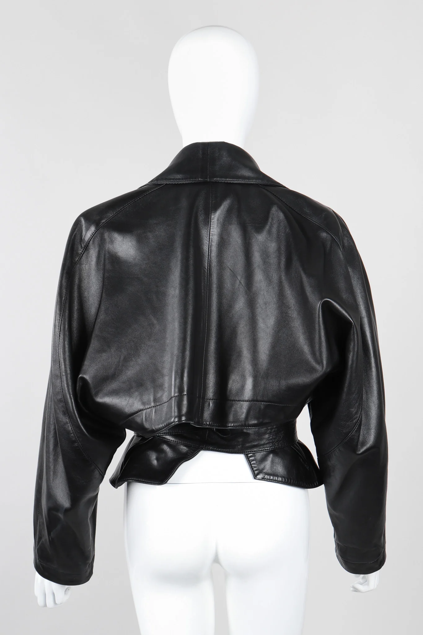 Leather Wrap Jacket - Image 6