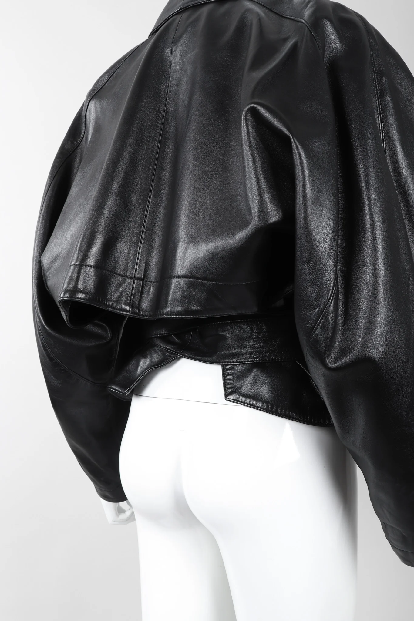 Leather Wrap Jacket - Image 7