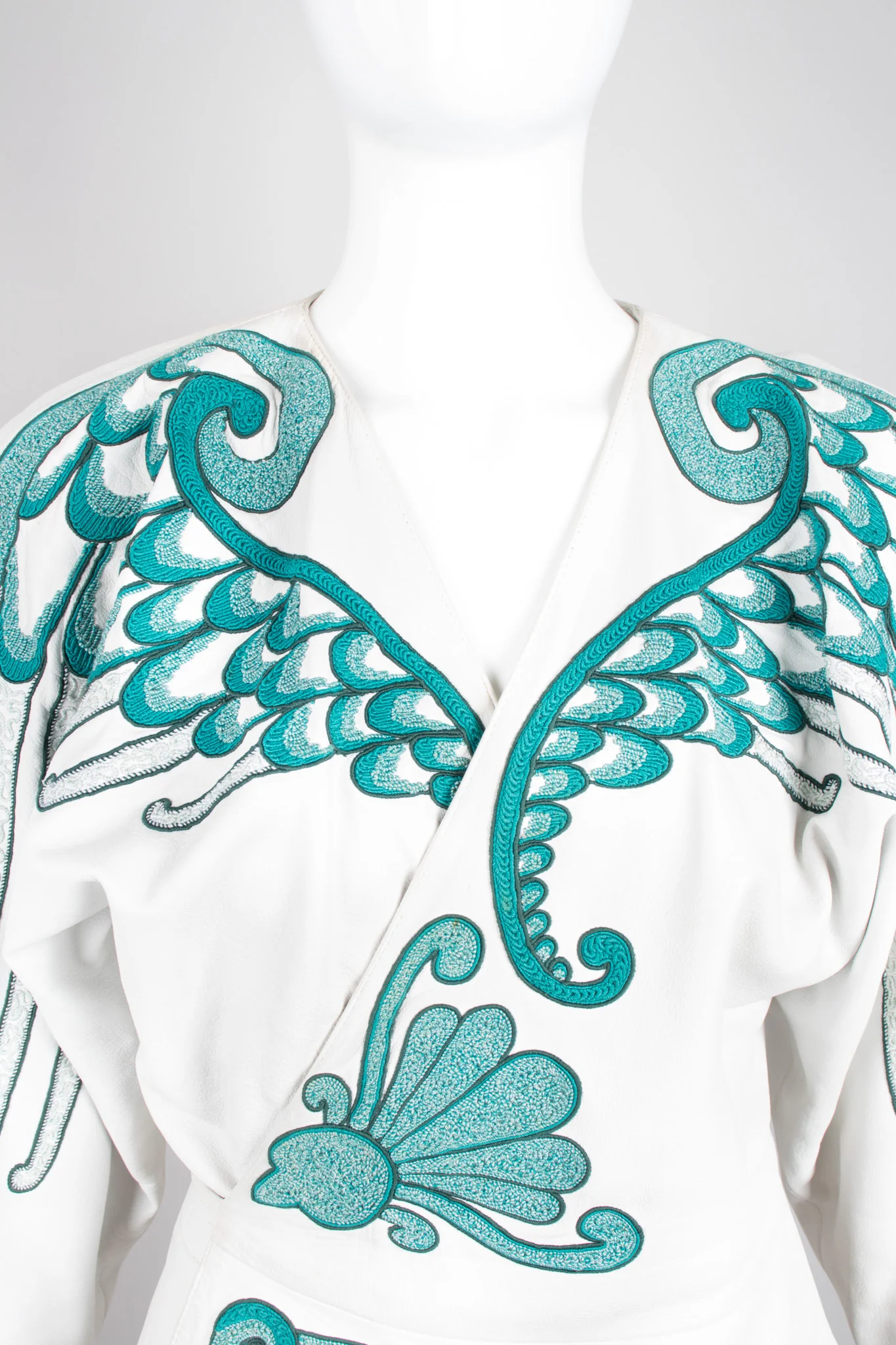 Leather Wrap Wing Jacket - Image 7