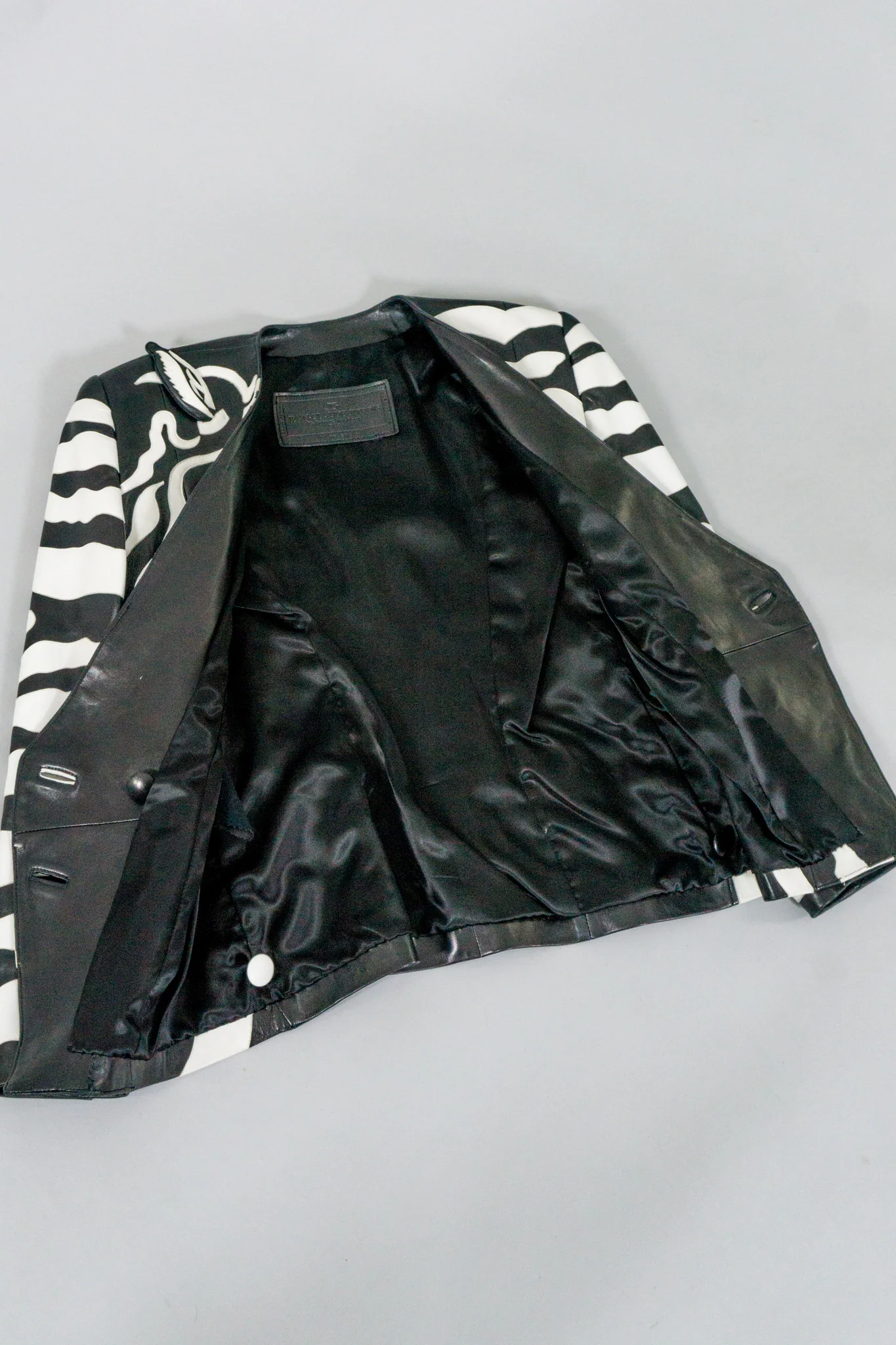 Leather Zebra Jacket - Image 10