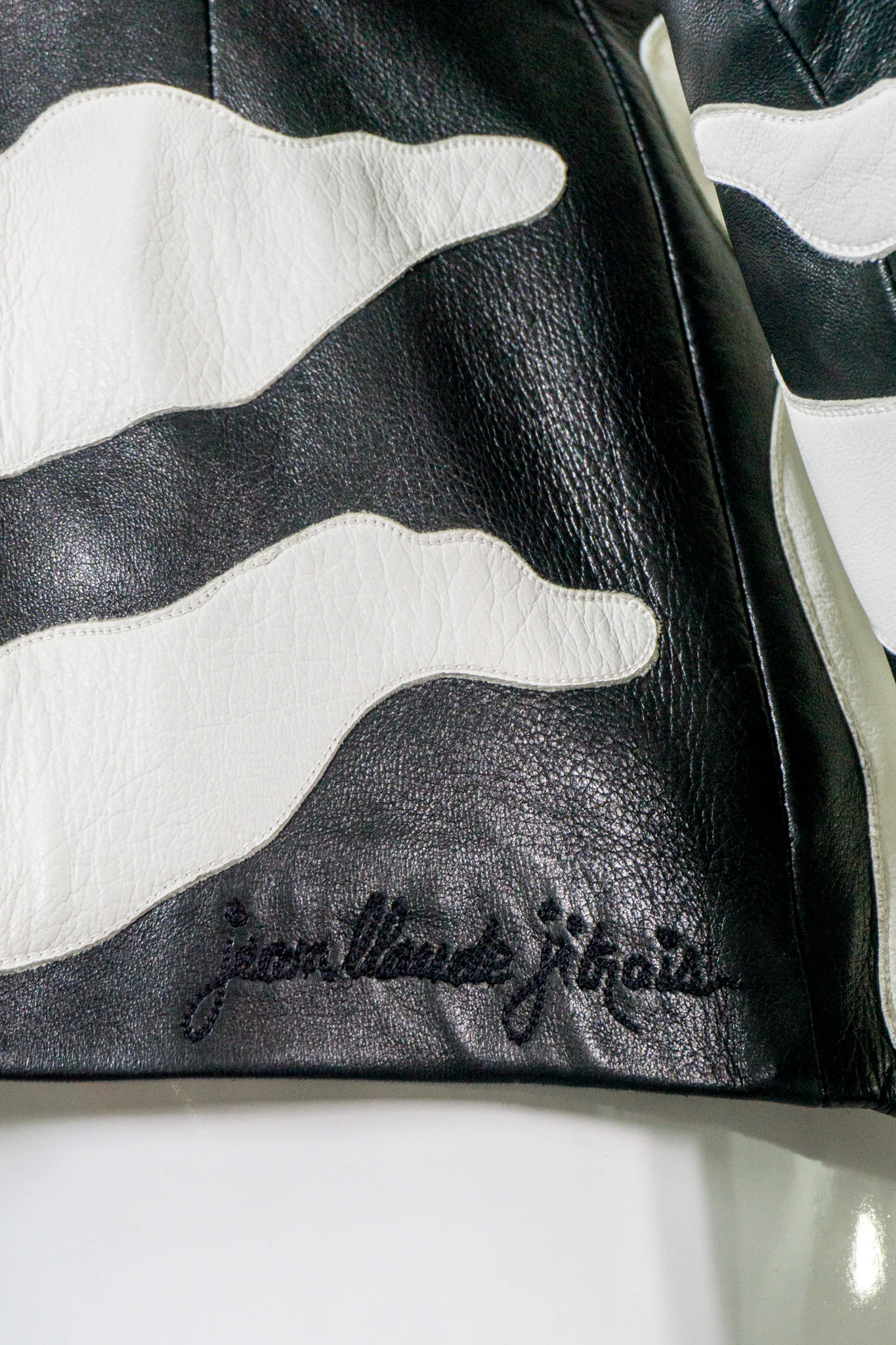 Leather Zebra Jacket - Image 9