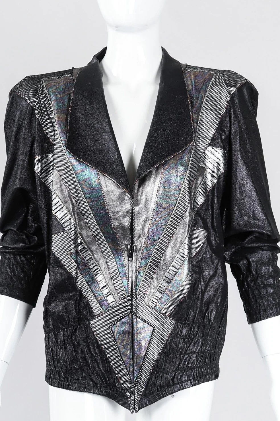 Leather Ziggy Lightning Jacket