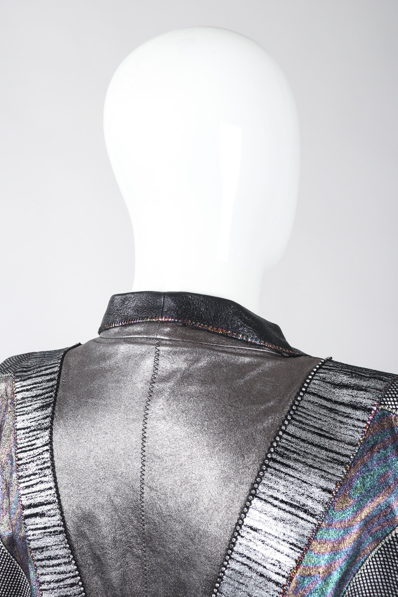 Leather Ziggy Lightning Jacket - Image 10