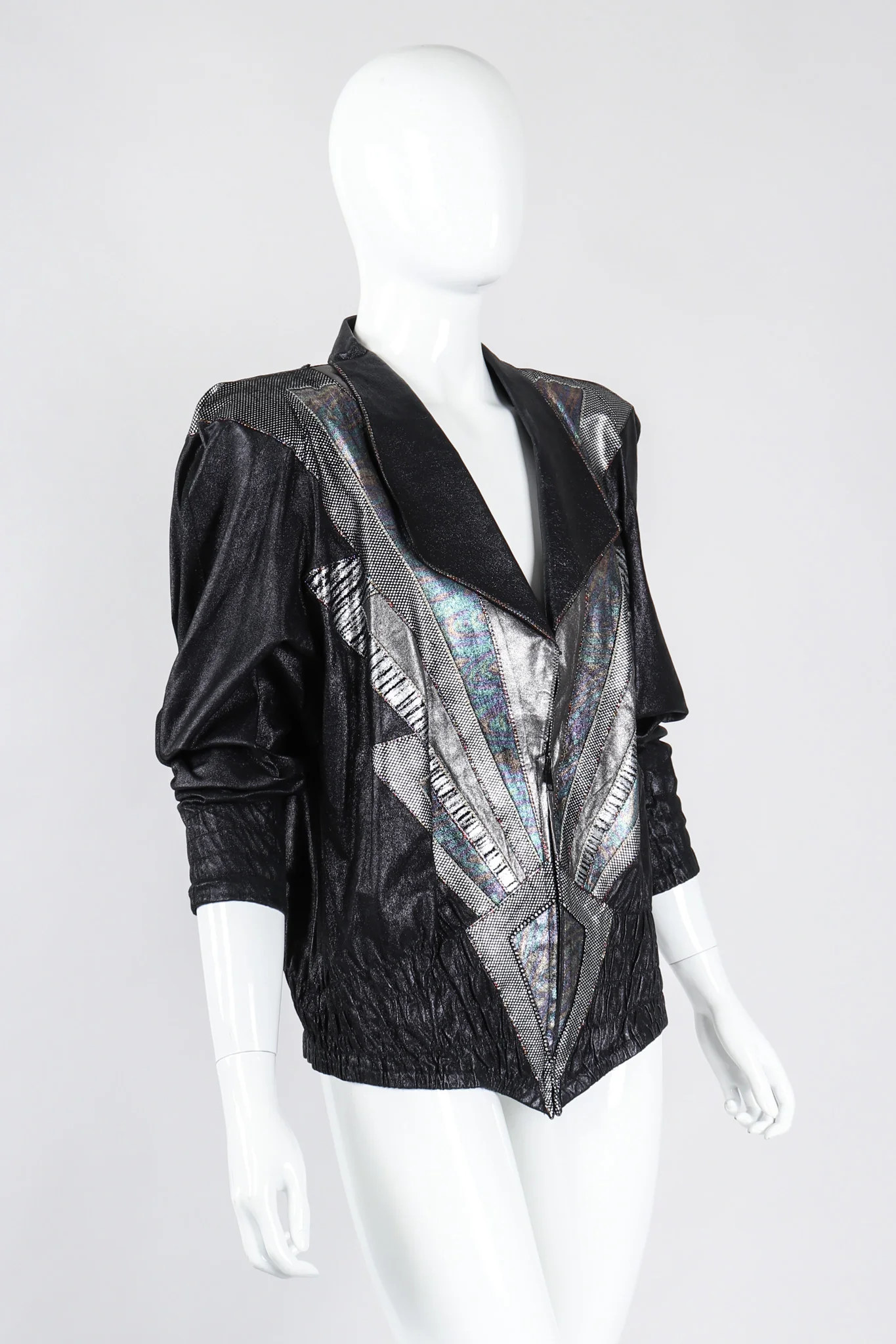 Leather Ziggy Lightning Jacket - Image 2