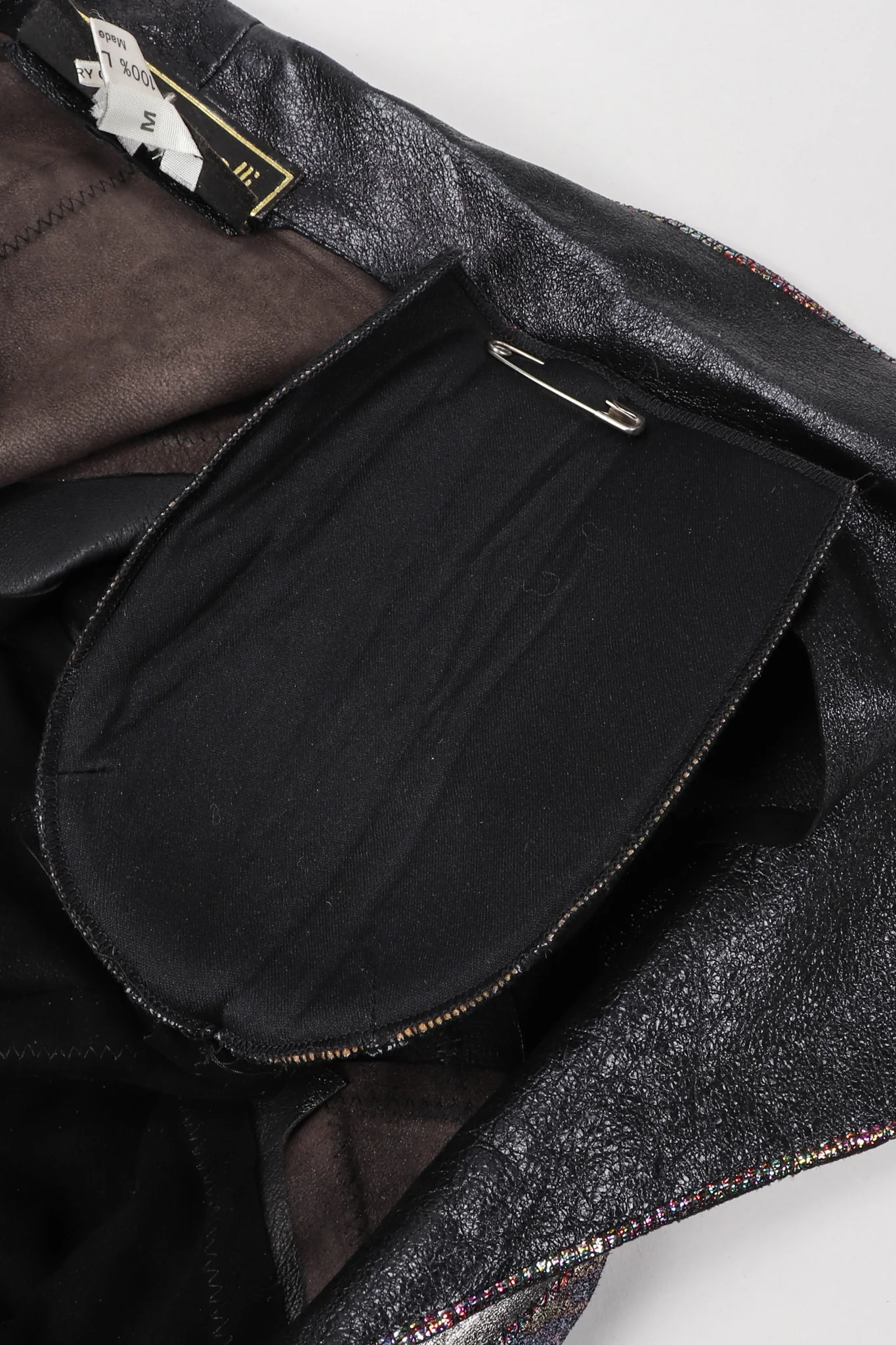 Leather Ziggy Lightning Jacket - Image 20