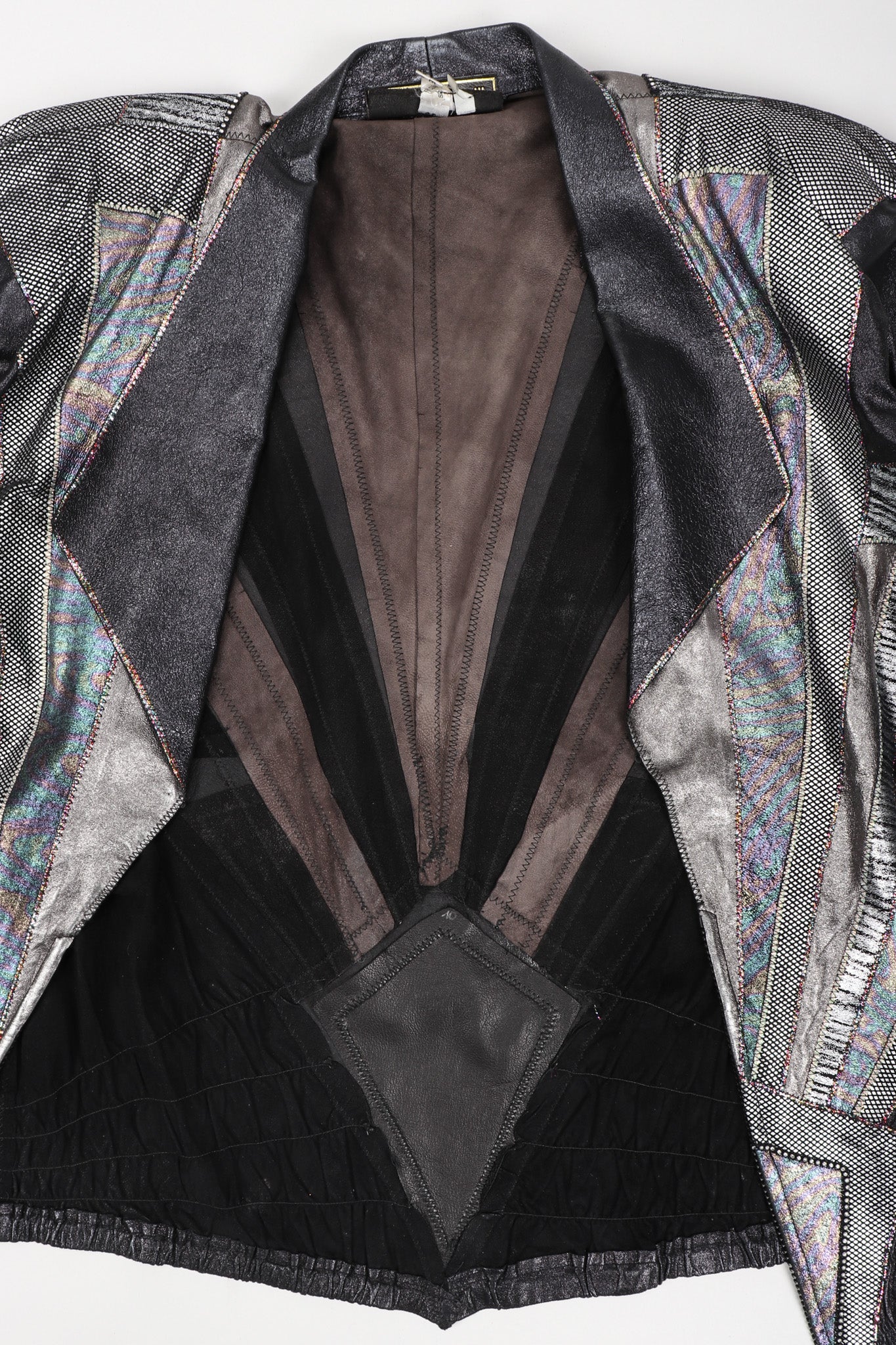 Leather Ziggy Lightning Jacket - Image 21