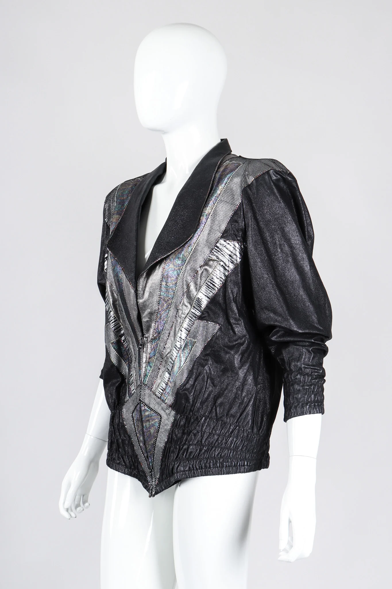 Leather Ziggy Lightning Jacket - Image 3