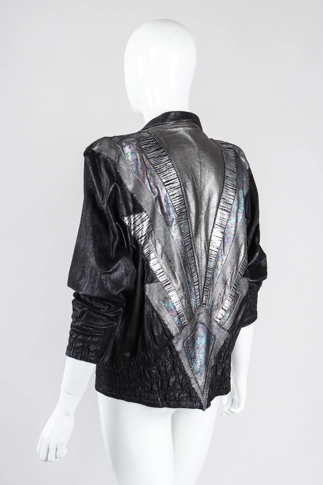 Leather Ziggy Lightning Jacket - Image 5