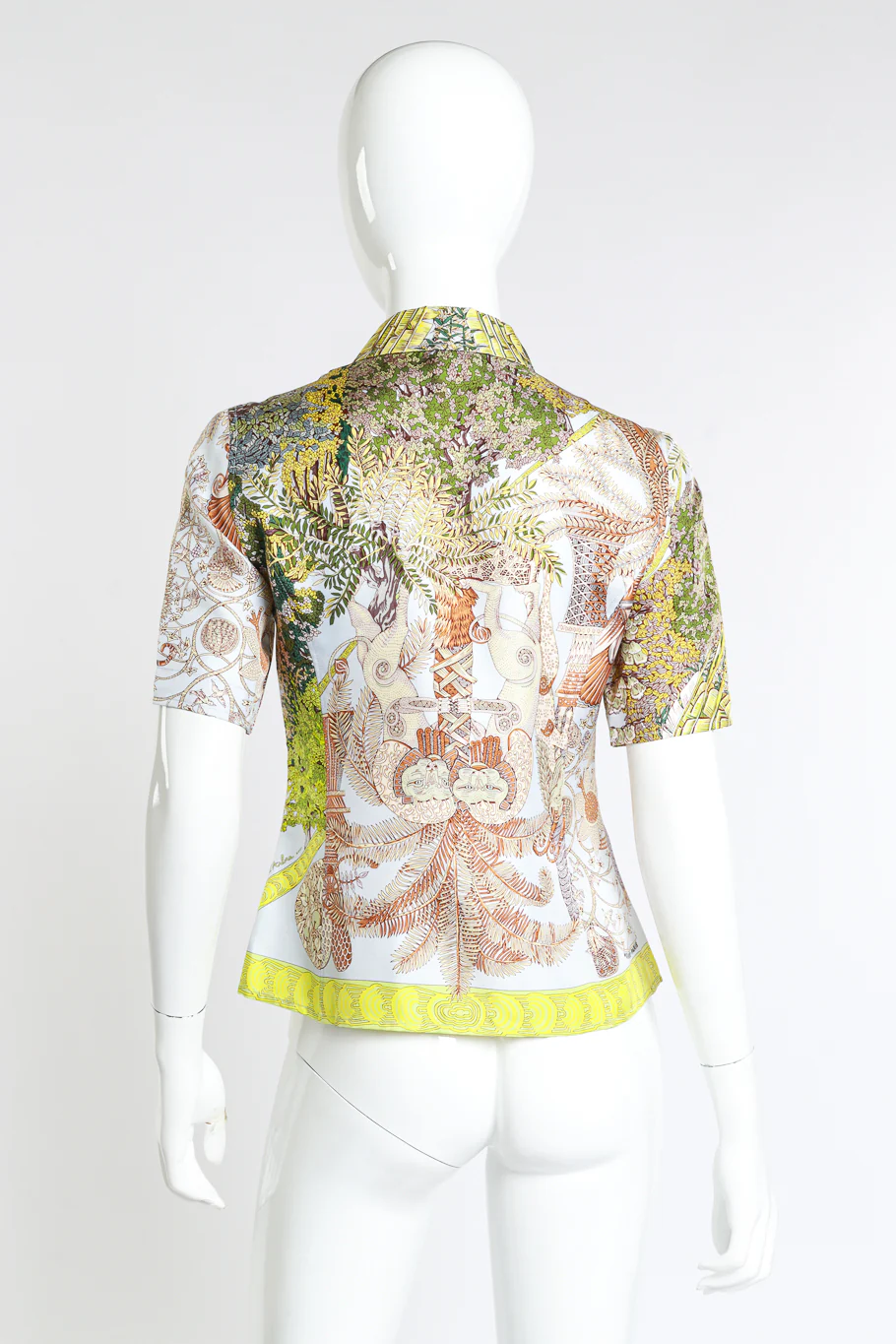 Legendes Tree Silk Button Down - Image 3