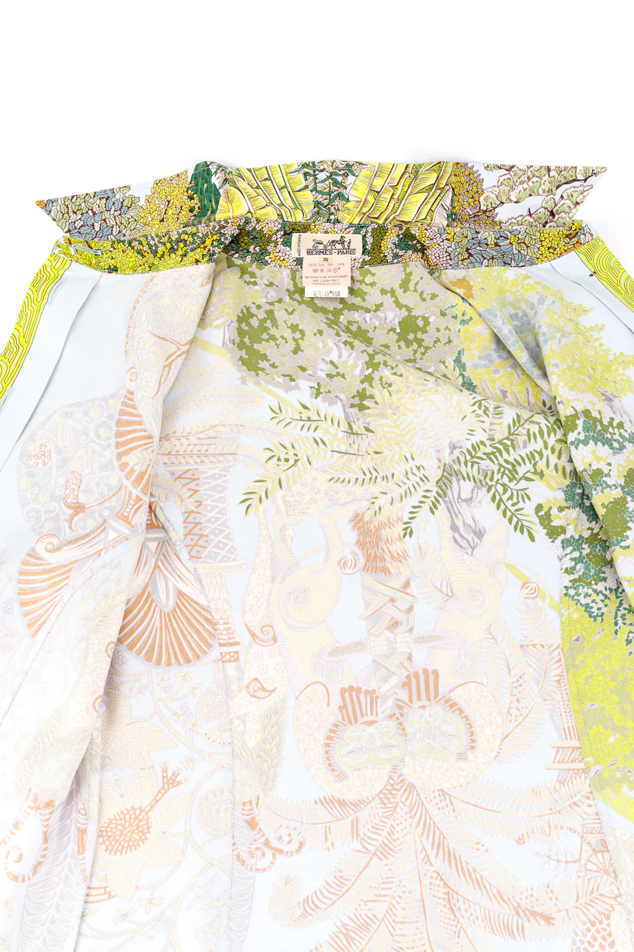 Legendes Tree Silk Button Down - Image 7